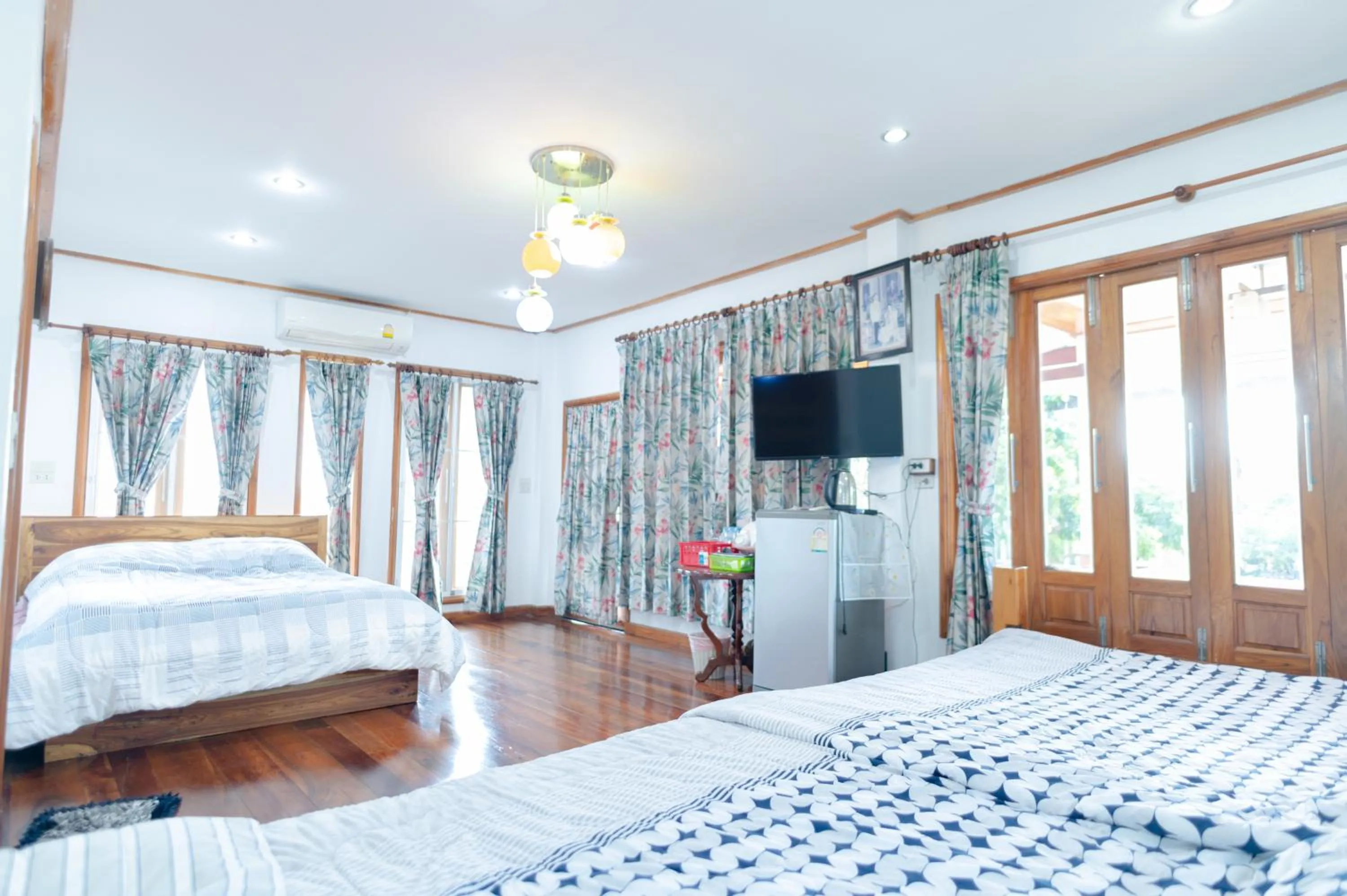 Bed in Ob-Oon Khao Kho Resort