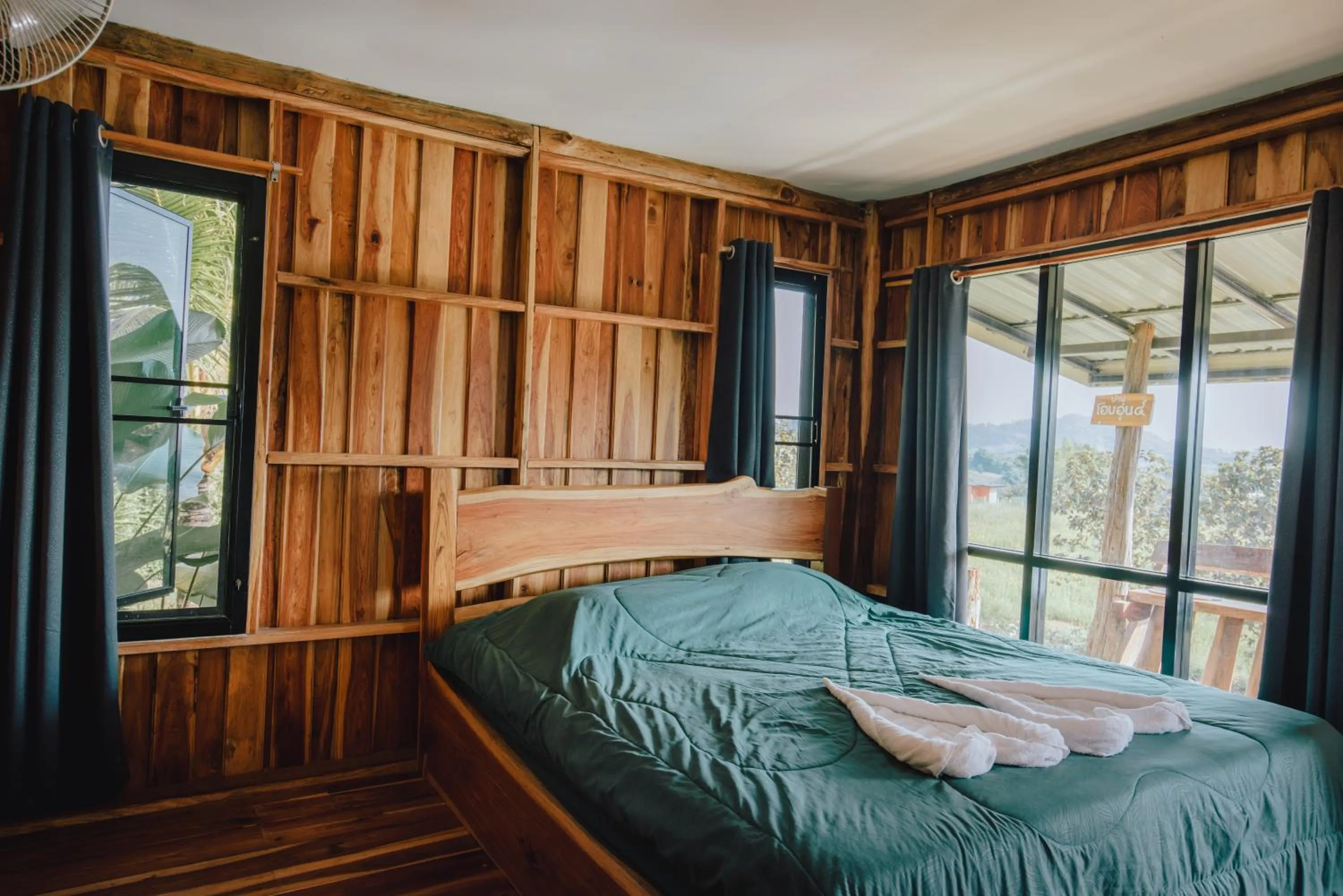 Bed in Ob-Oon Khao Kho Resort