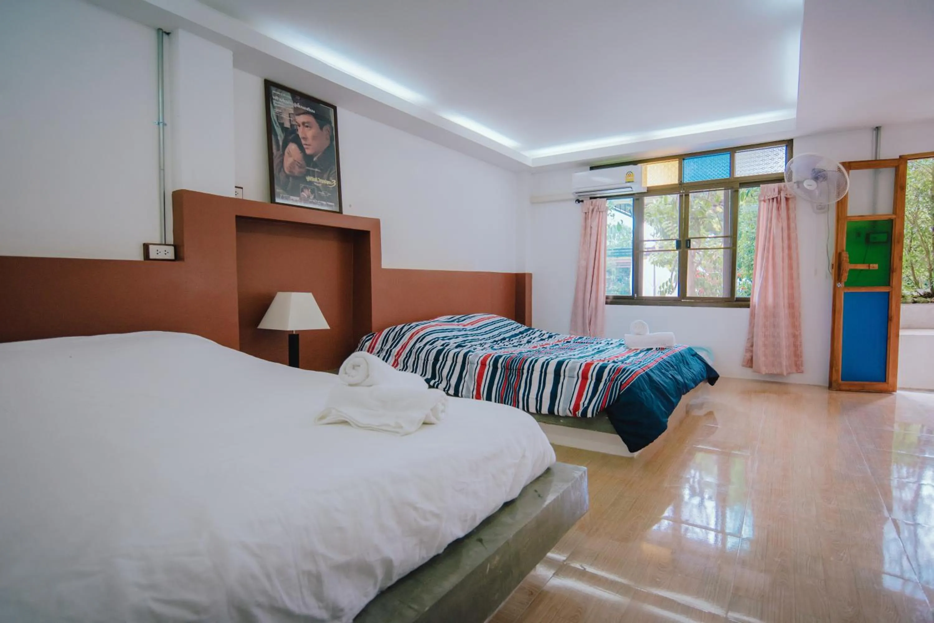 Bed in Ob-Oon Khao Kho Resort