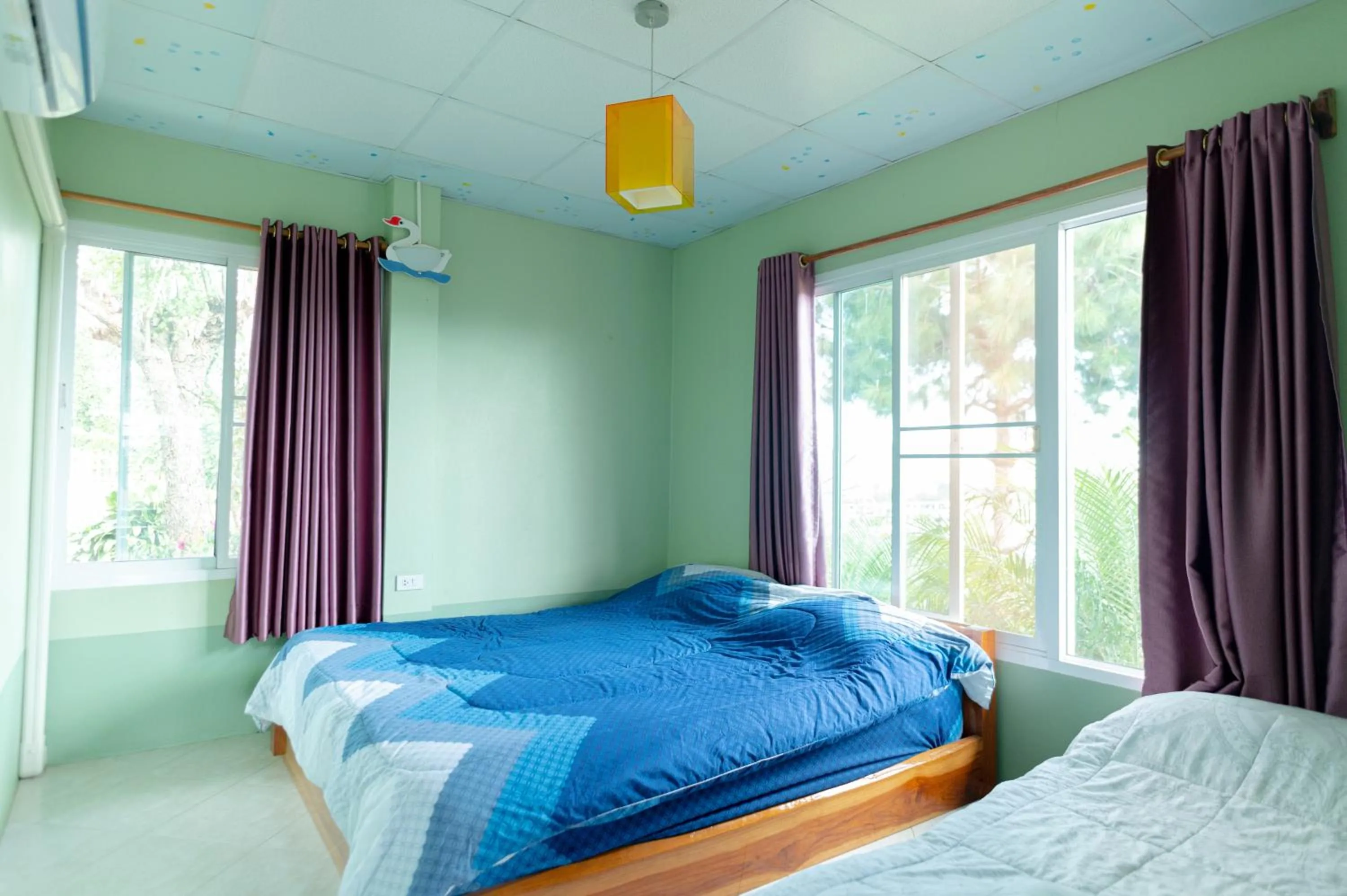 Bed in Ob-Oon Khao Kho Resort