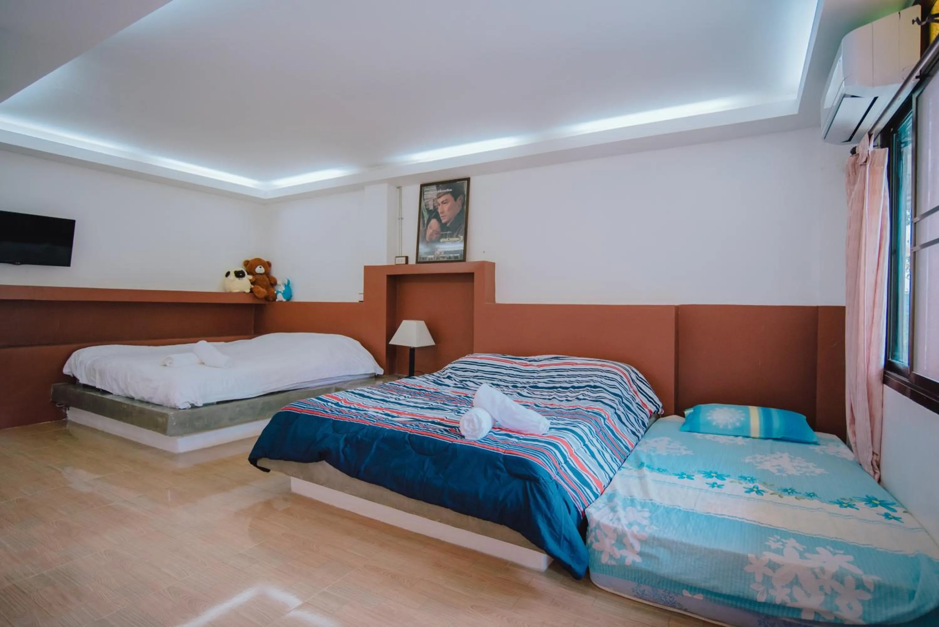Bed in Ob-Oon Khao Kho Resort