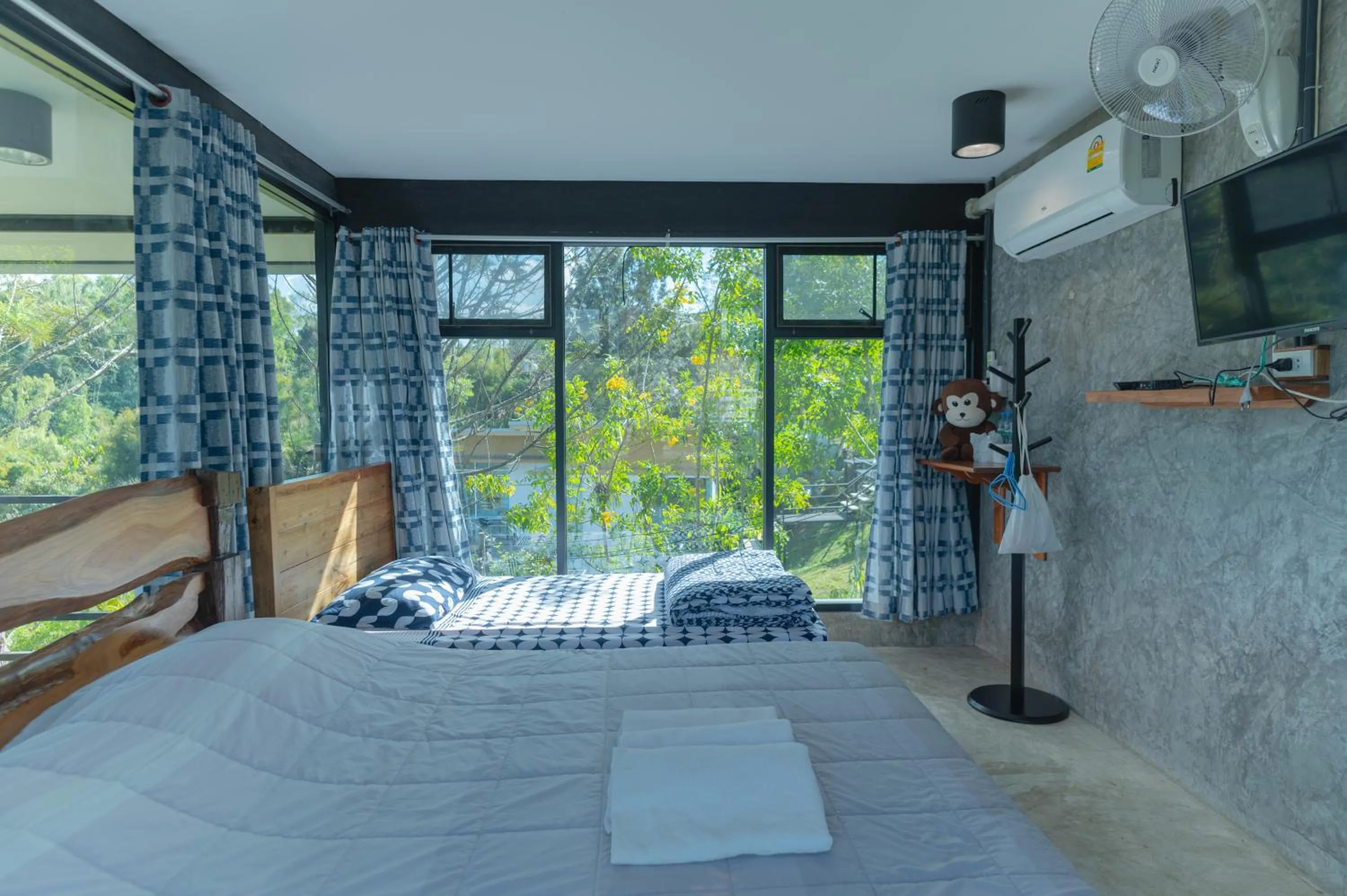 Bed in Ob-Oon Khao Kho Resort