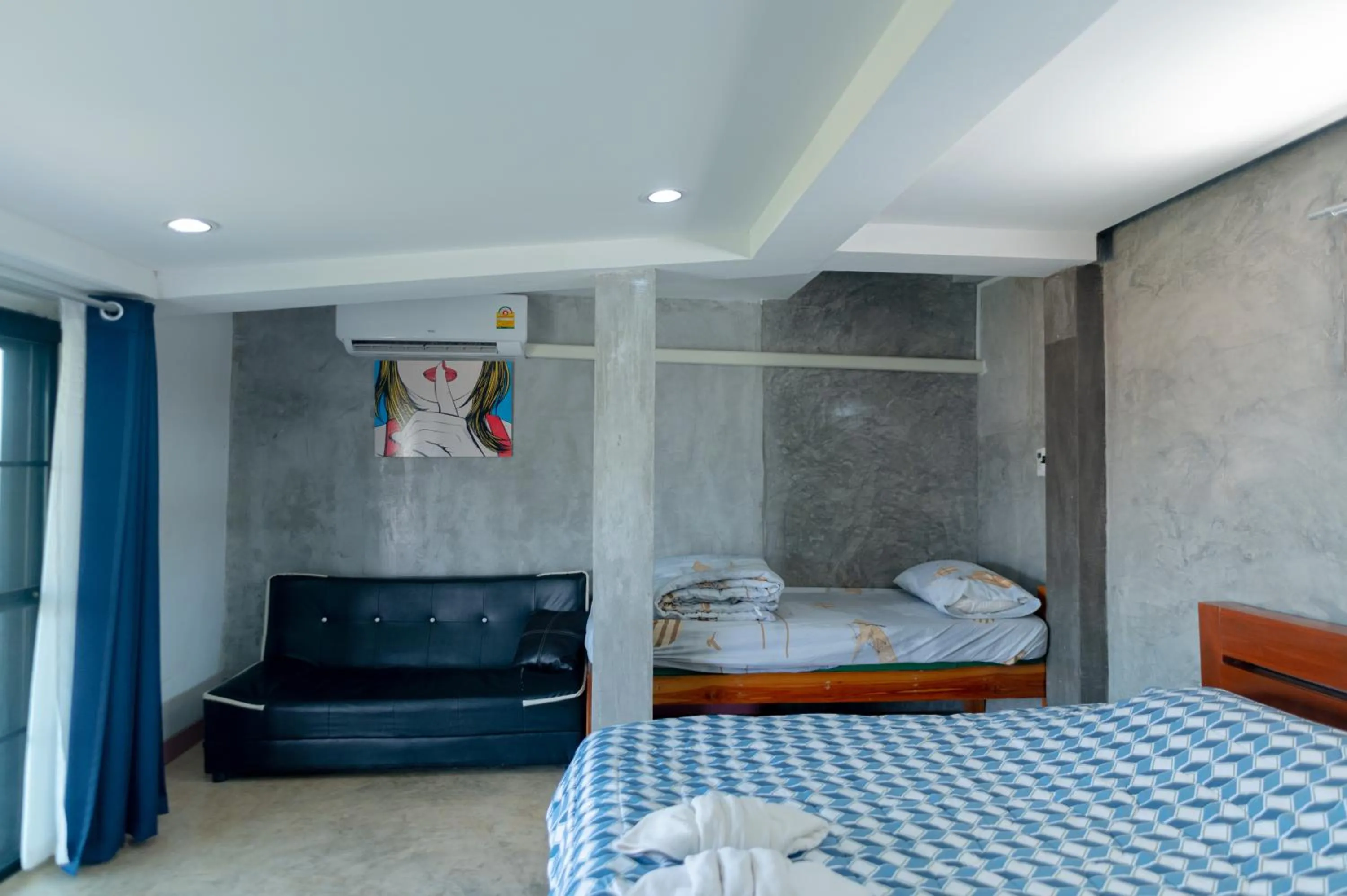Bed in Ob-Oon Khao Kho Resort