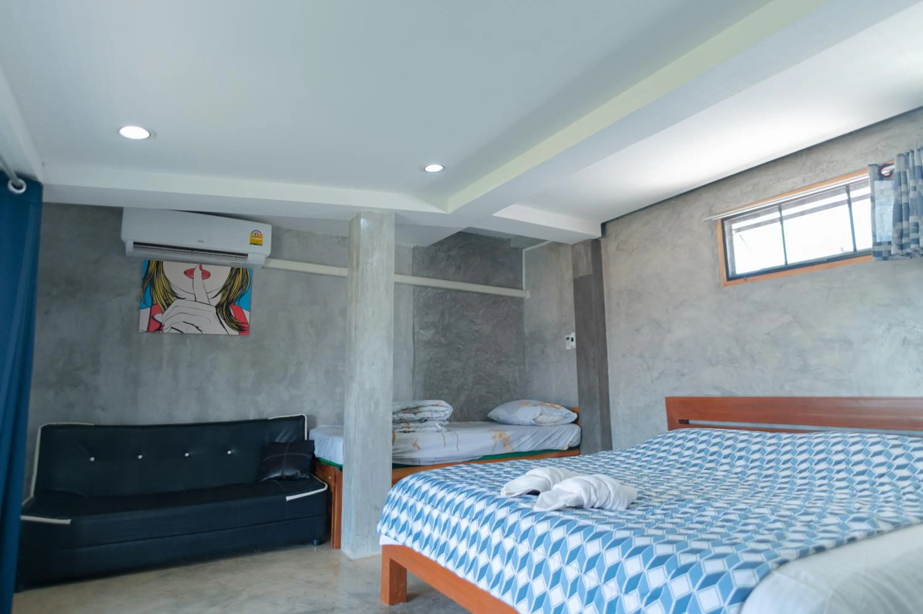 Bed in Ob-Oon Khao Kho Resort