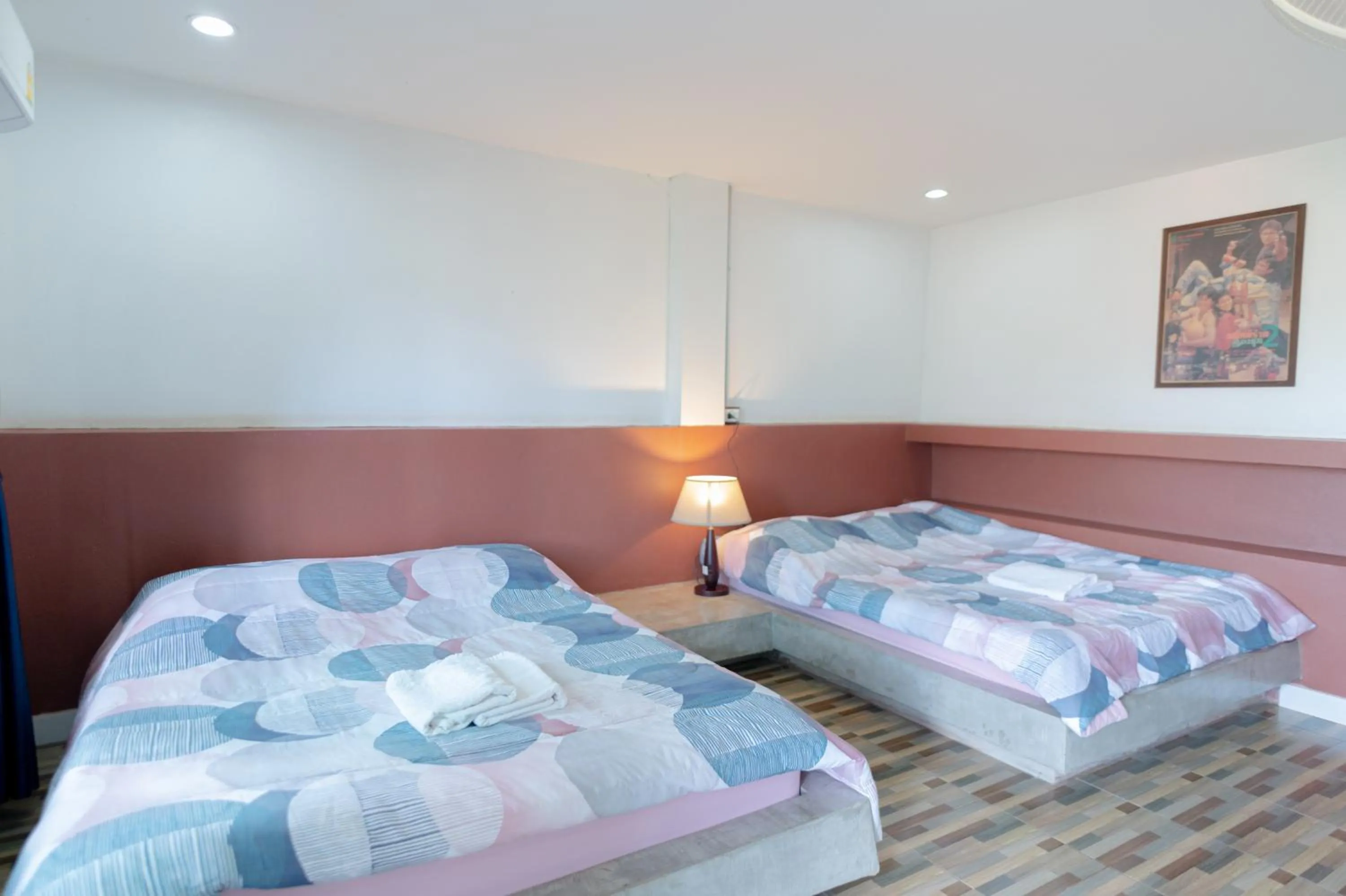 Bed in Ob-Oon Khao Kho Resort