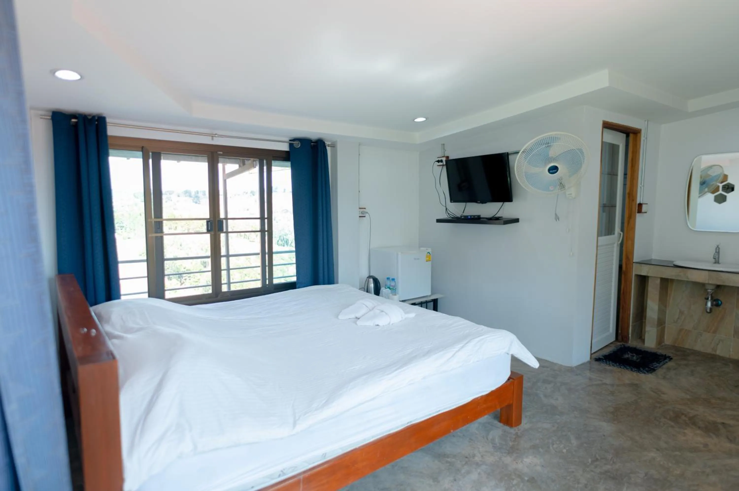 Bed in Ob-Oon Khao Kho Resort