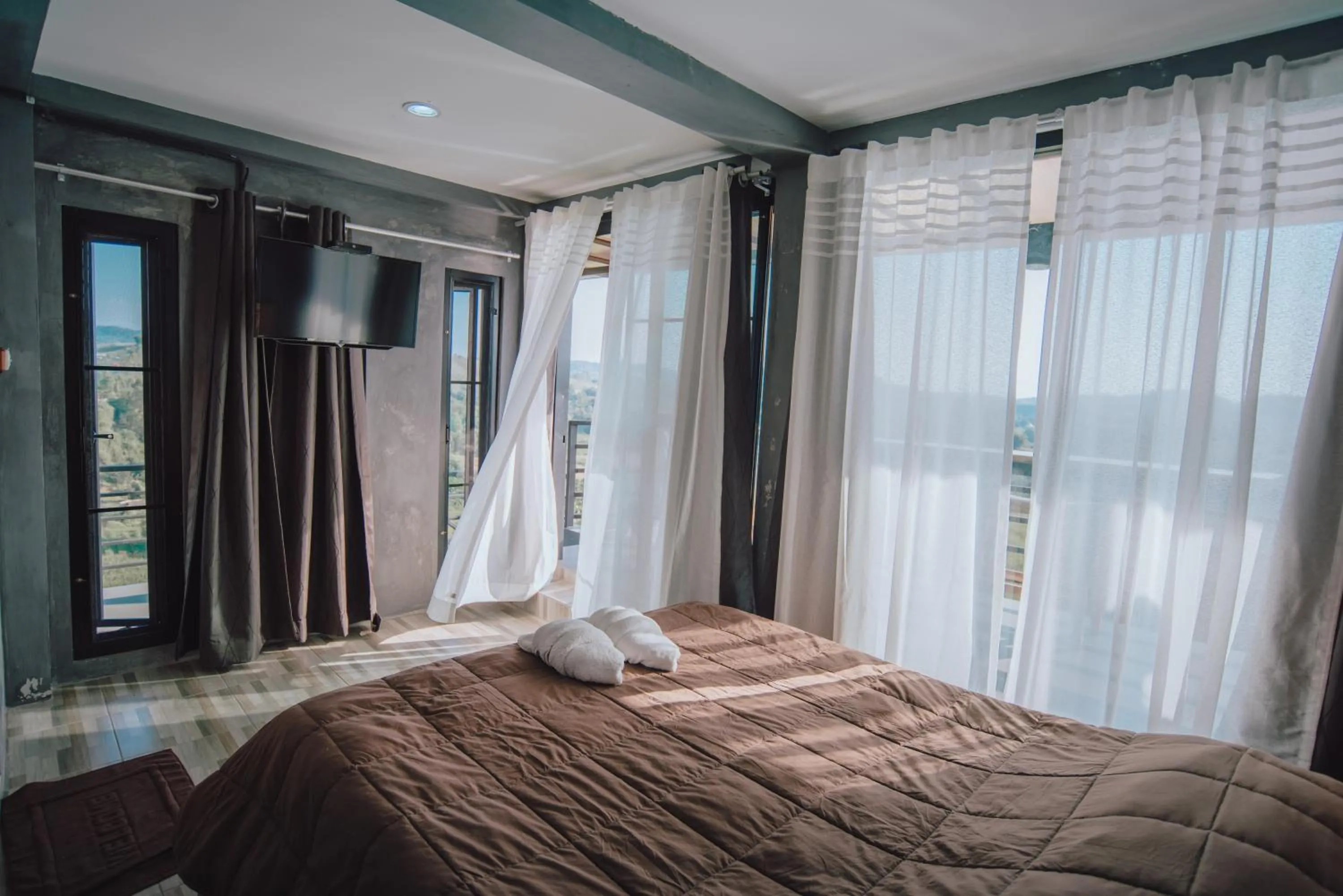 Bed in Ob-Oon Khao Kho Resort