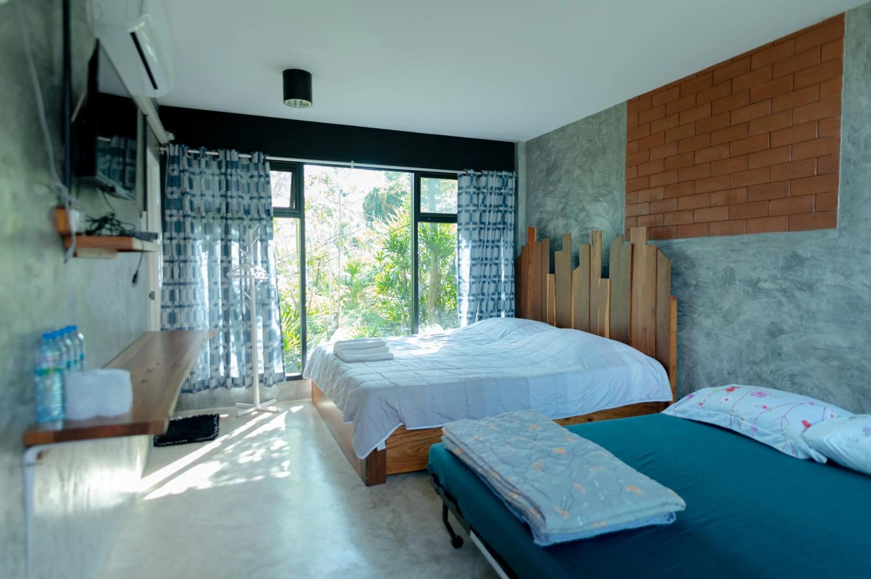 Bed in Ob-Oon Khao Kho Resort