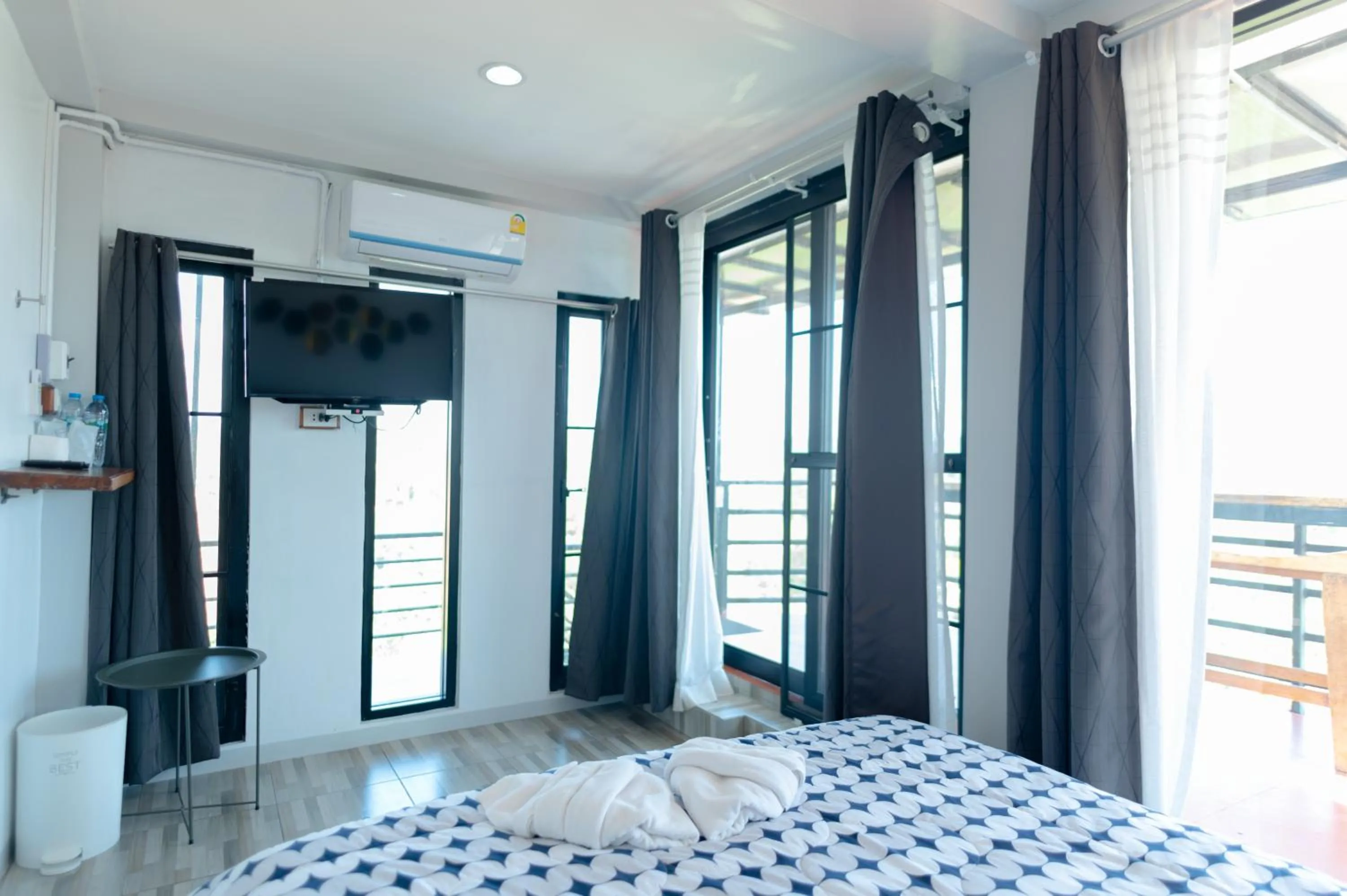 Bed in Ob-Oon Khao Kho Resort