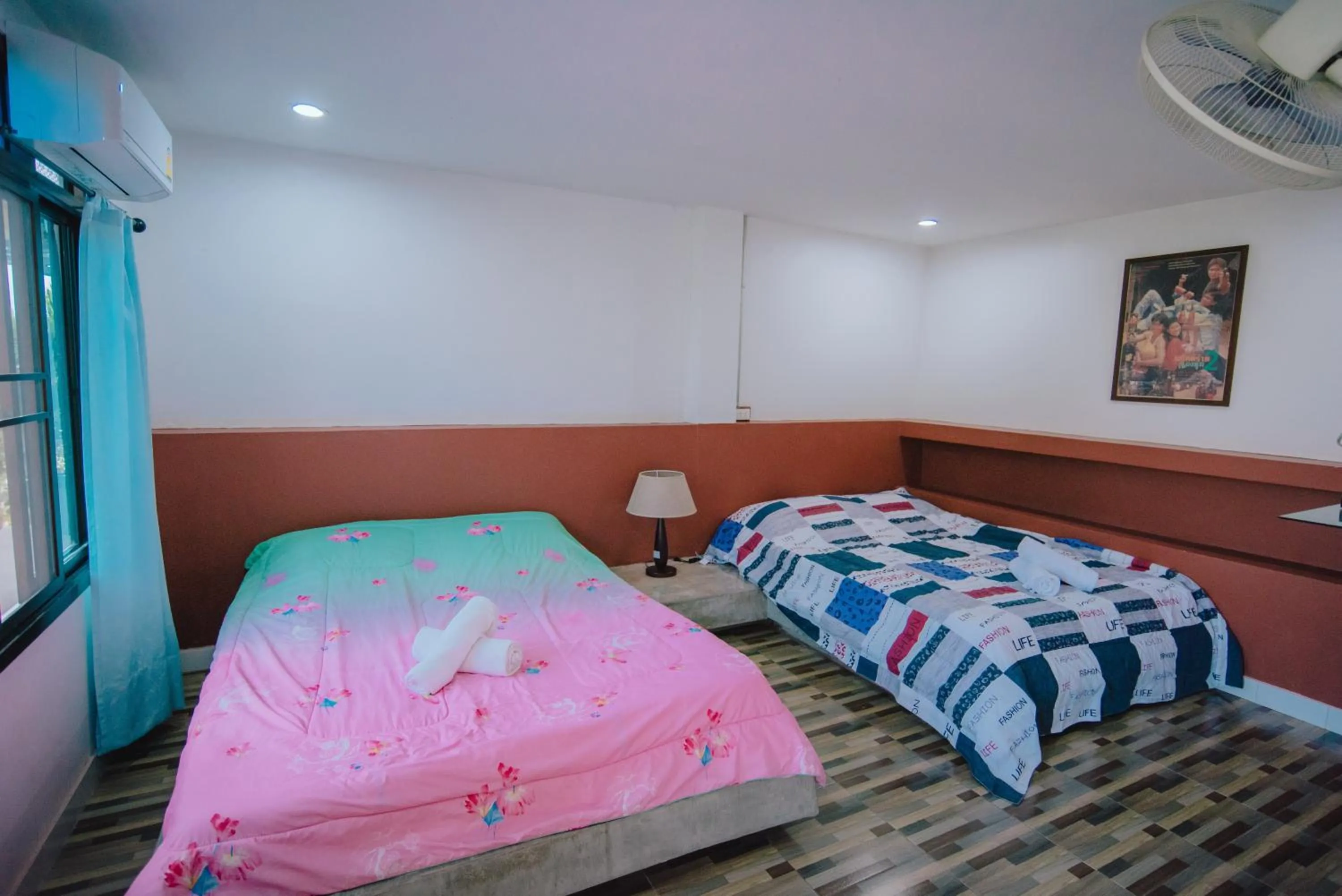 Bed in Ob-Oon Khao Kho Resort
