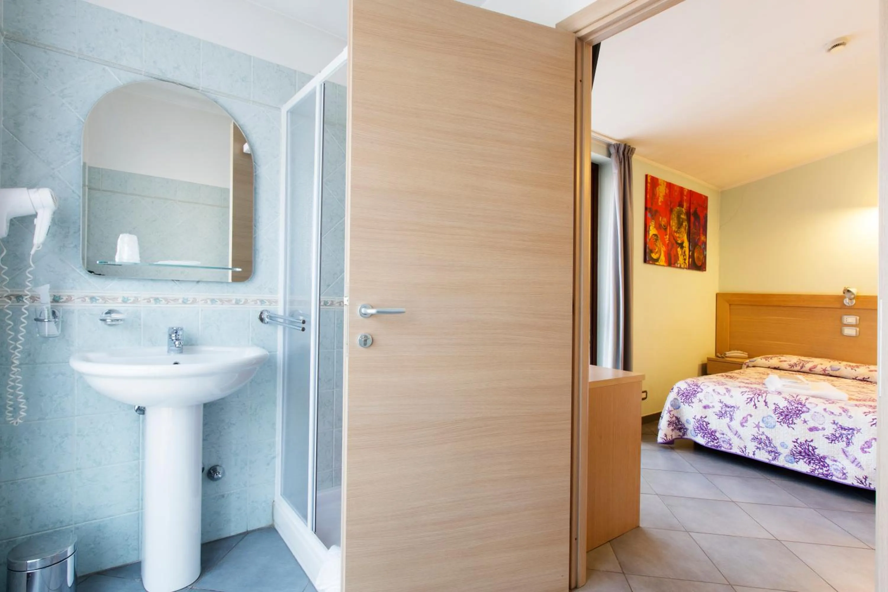 Bed in Albergo Verdi