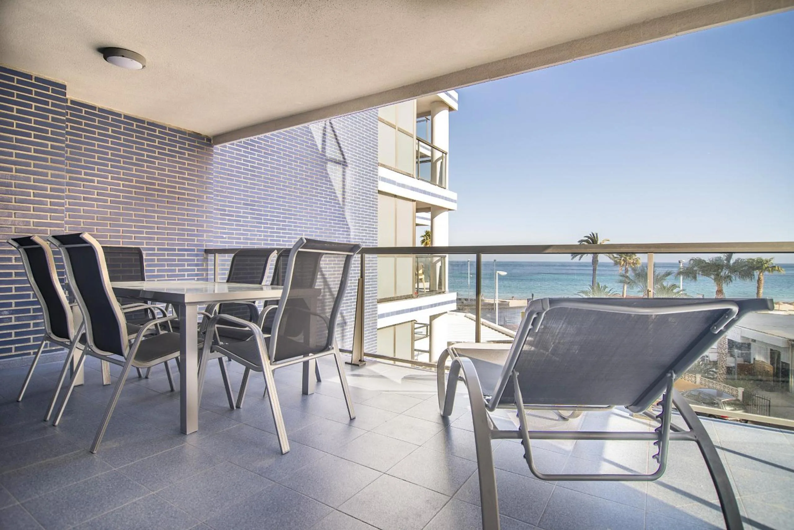 Balcony/Terrace in Apartamentos Hipocampos Calpe Rent Apart
