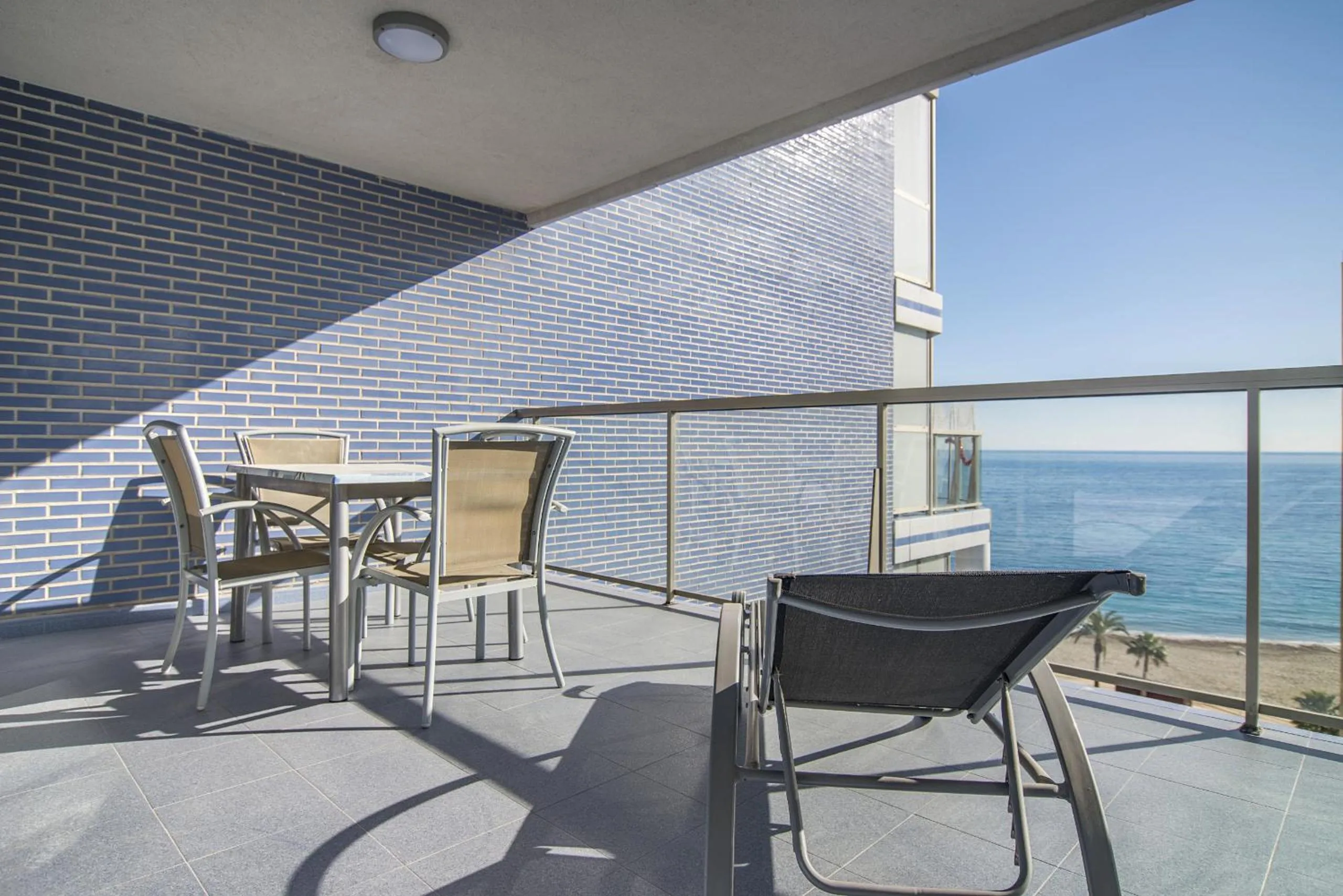 Balcony/Terrace in Apartamentos Hipocampos Calpe Rent Apart