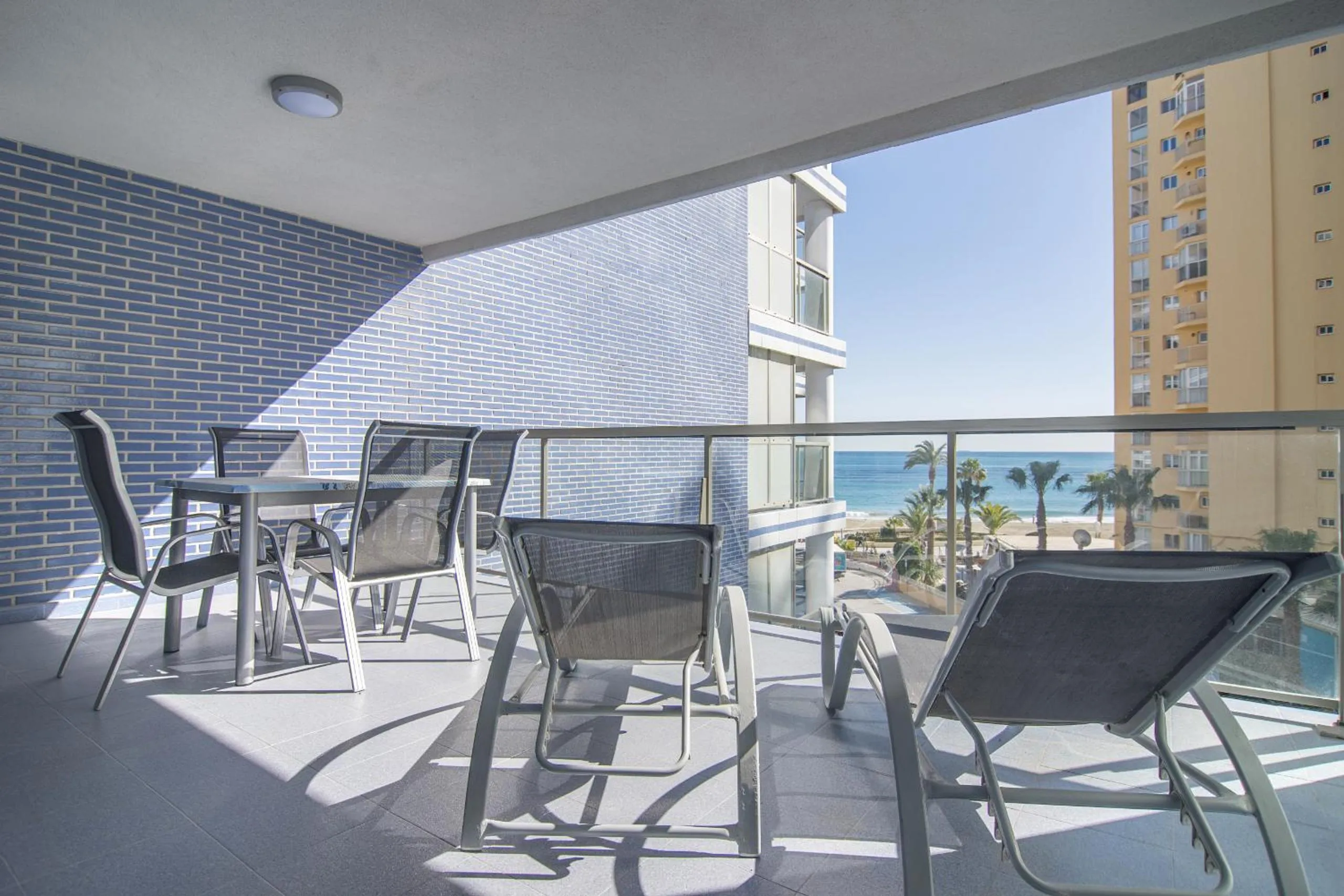 Balcony/Terrace in Apartamentos Hipocampos Calpe Rent Apart