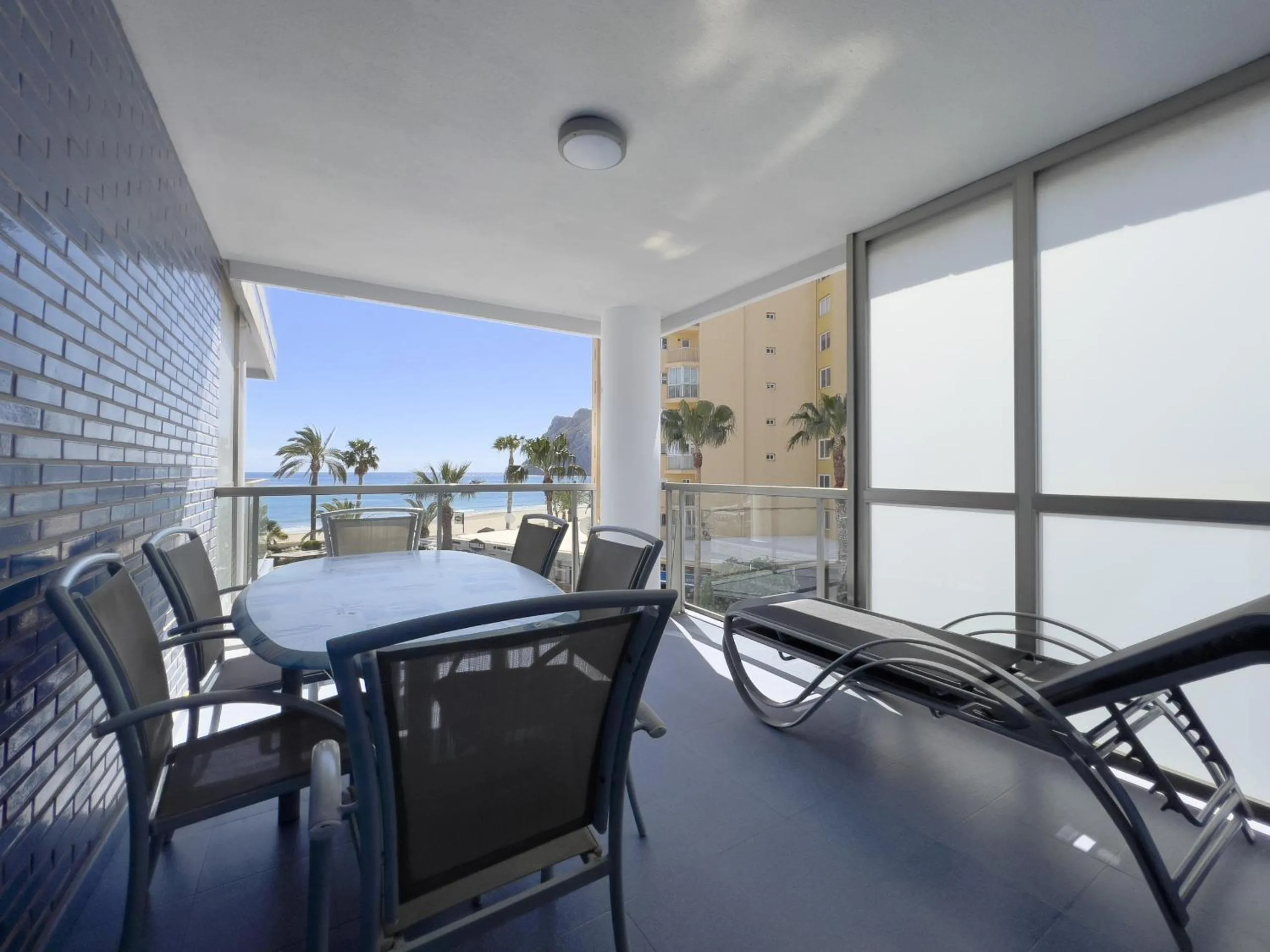 Balcony/Terrace in Apartamentos Hipocampos Calpe Rent Apart