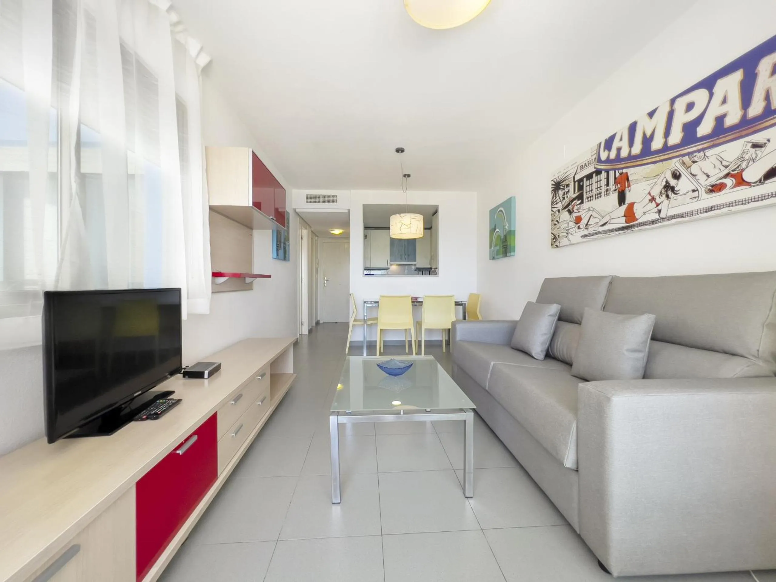 Communal lounge/ TV room in Apartamentos Hipocampos Calpe Rent Apart