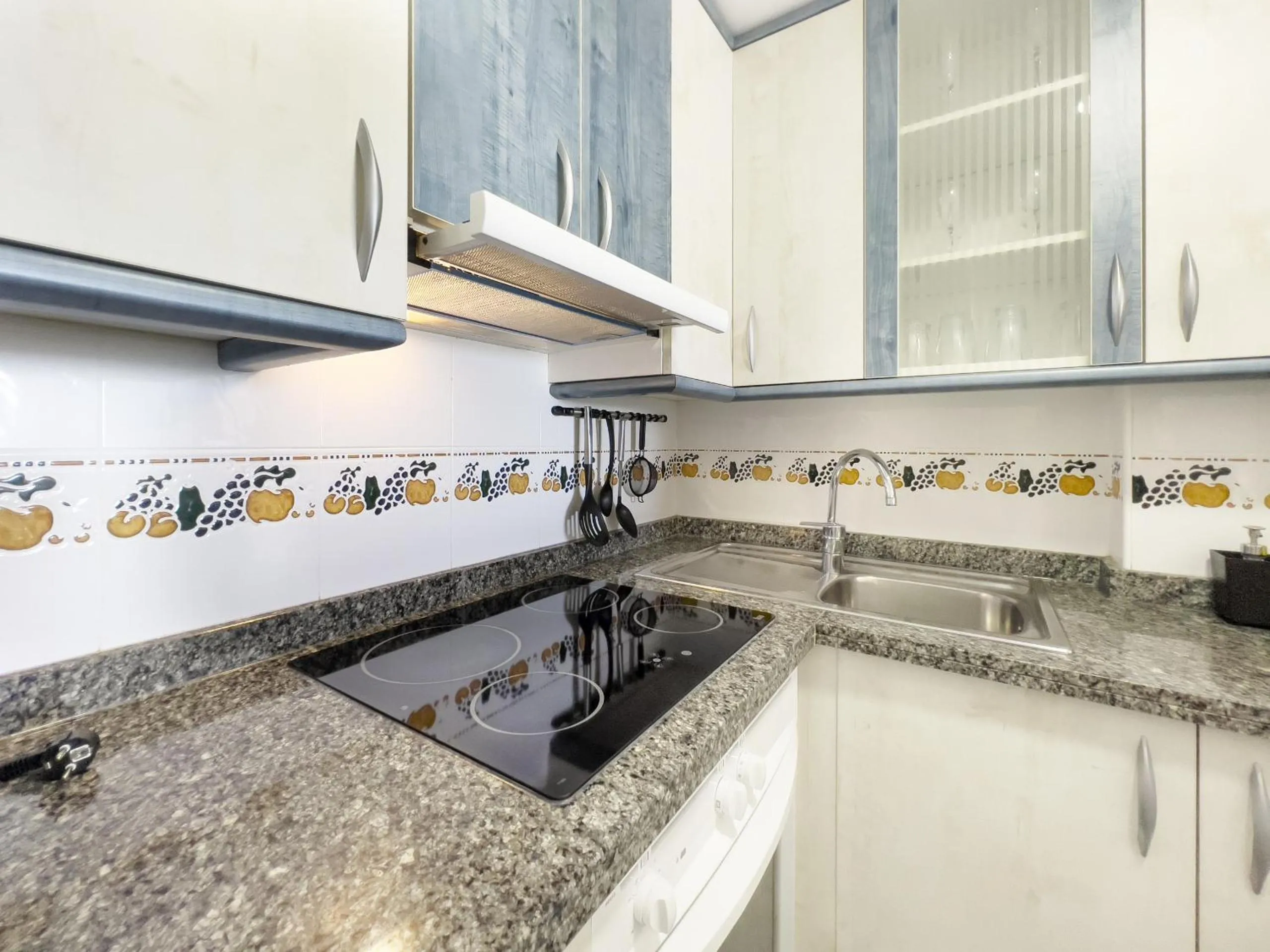 Kitchen or kitchenette in Apartamentos Hipocampos Calpe Rent Apart