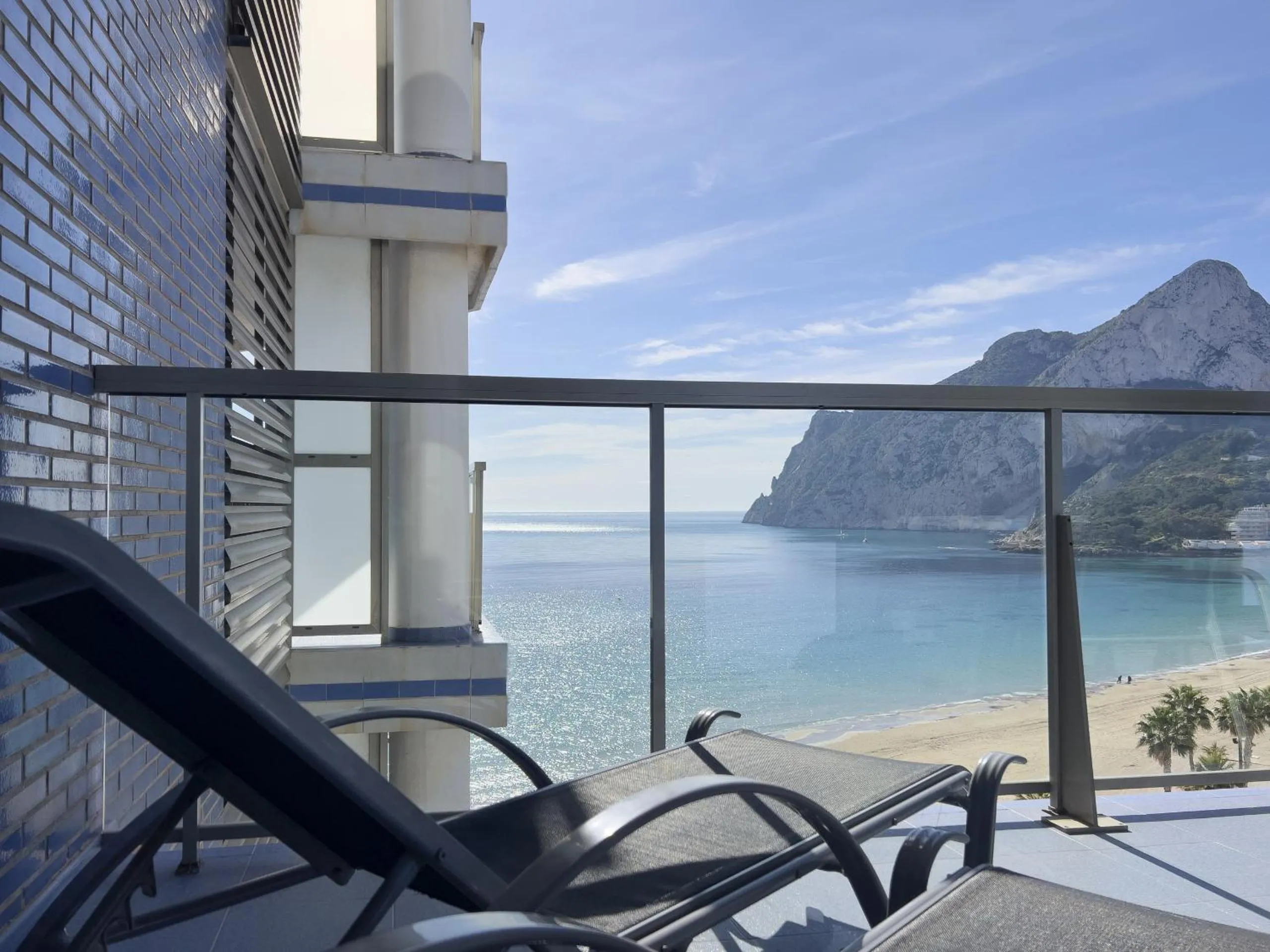 Balcony/Terrace in Apartamentos Hipocampos Calpe Rent Apart