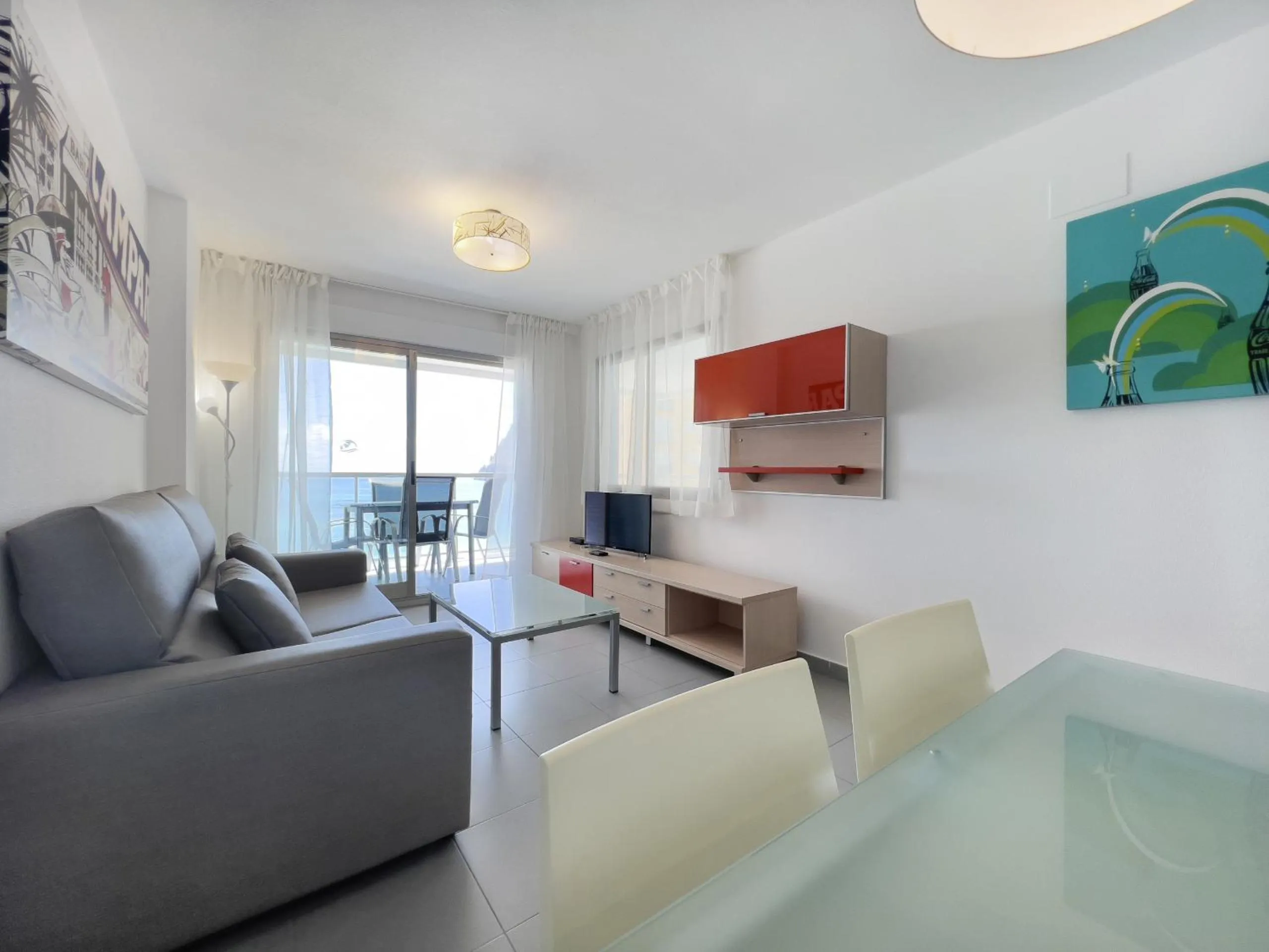 Communal lounge/ TV room in Apartamentos Hipocampos Calpe Rent Apart