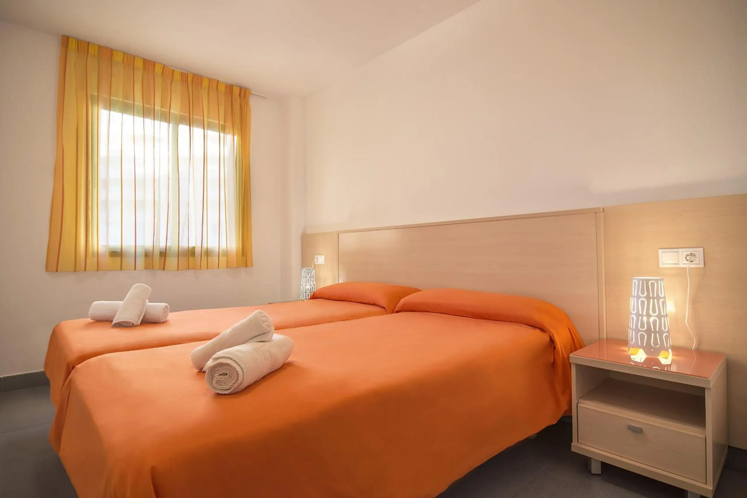 Bed in Apartamentos Hipocampos Calpe Rent Apart