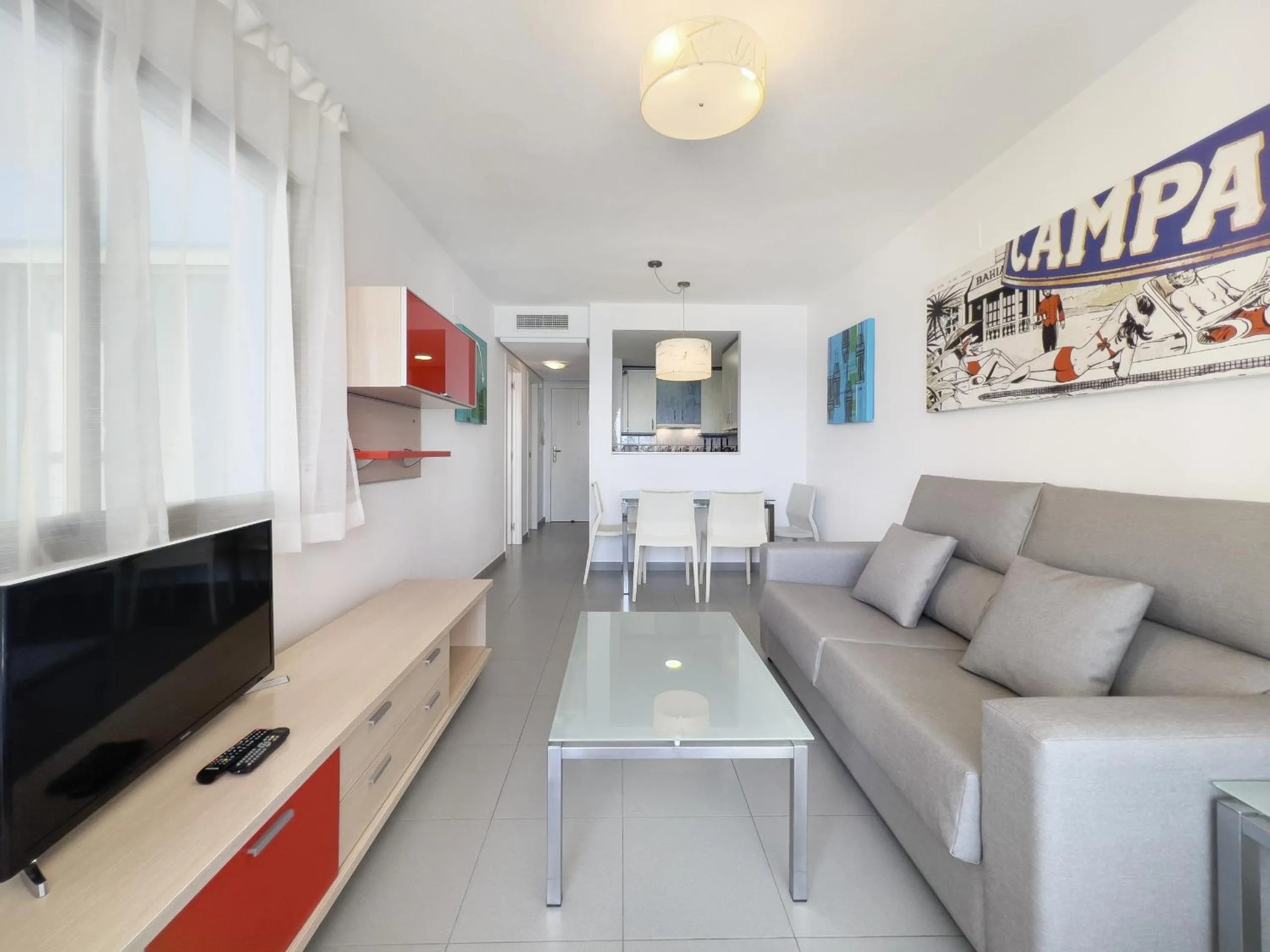 Communal lounge/ TV room in Apartamentos Hipocampos Calpe Rent Apart