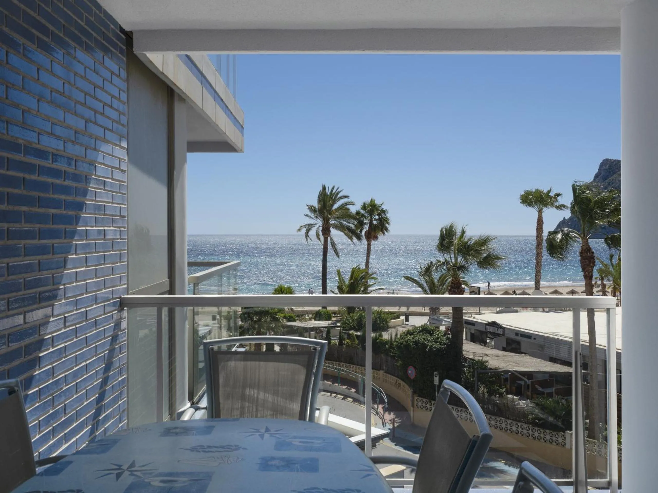 Balcony/Terrace in Apartamentos Hipocampos Calpe Rent Apart