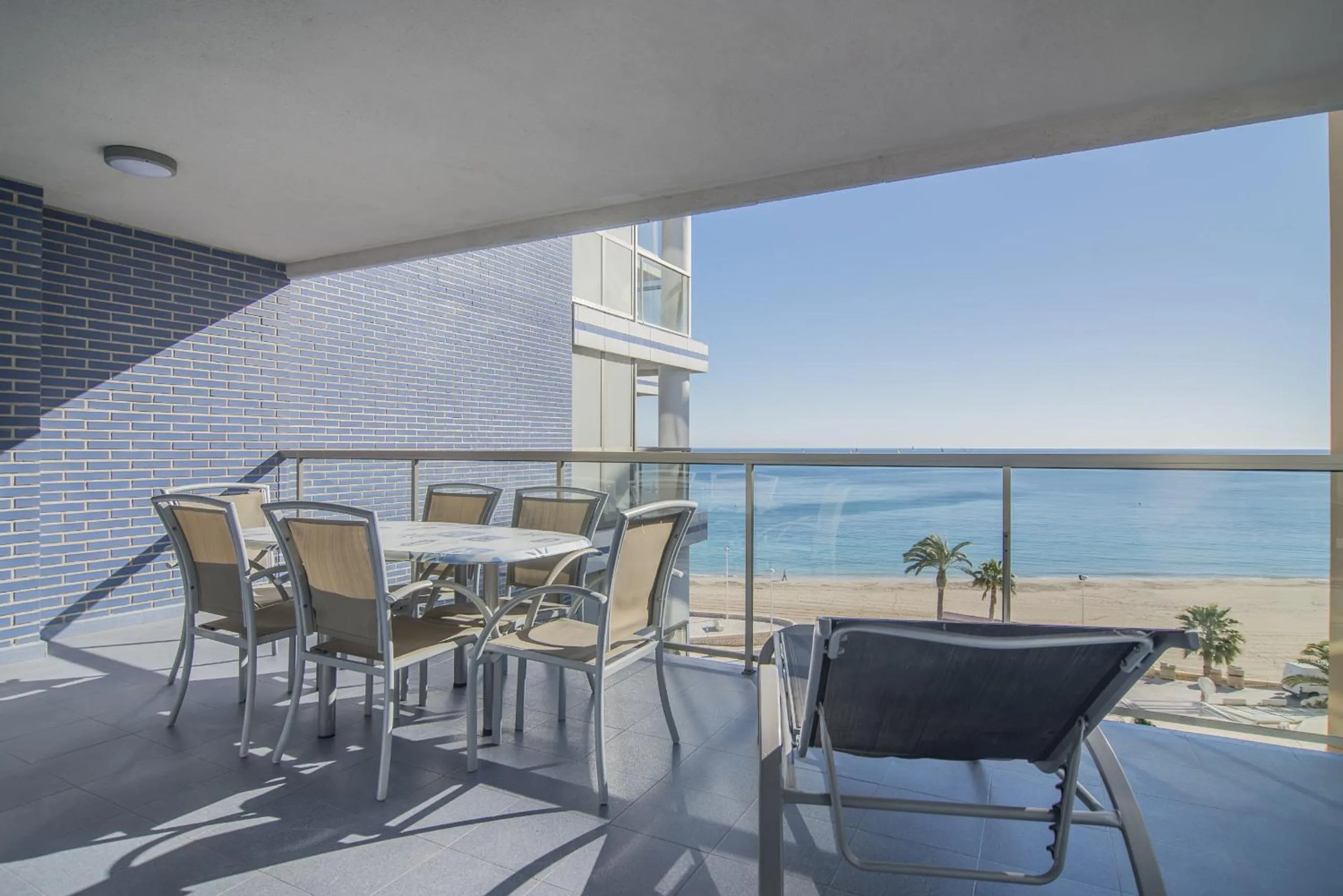 Balcony/Terrace in Apartamentos Hipocampos Calpe Rent Apart