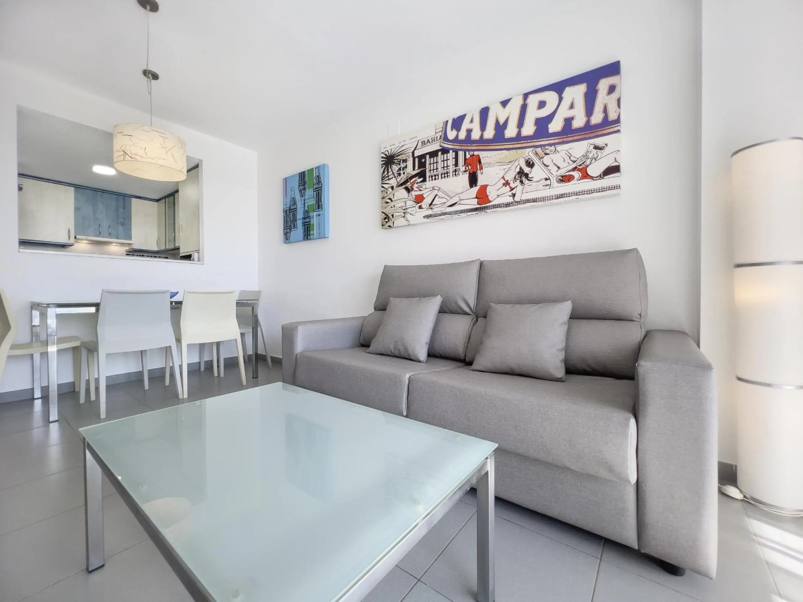 Communal lounge/ TV room in Apartamentos Hipocampos Calpe Rent Apart