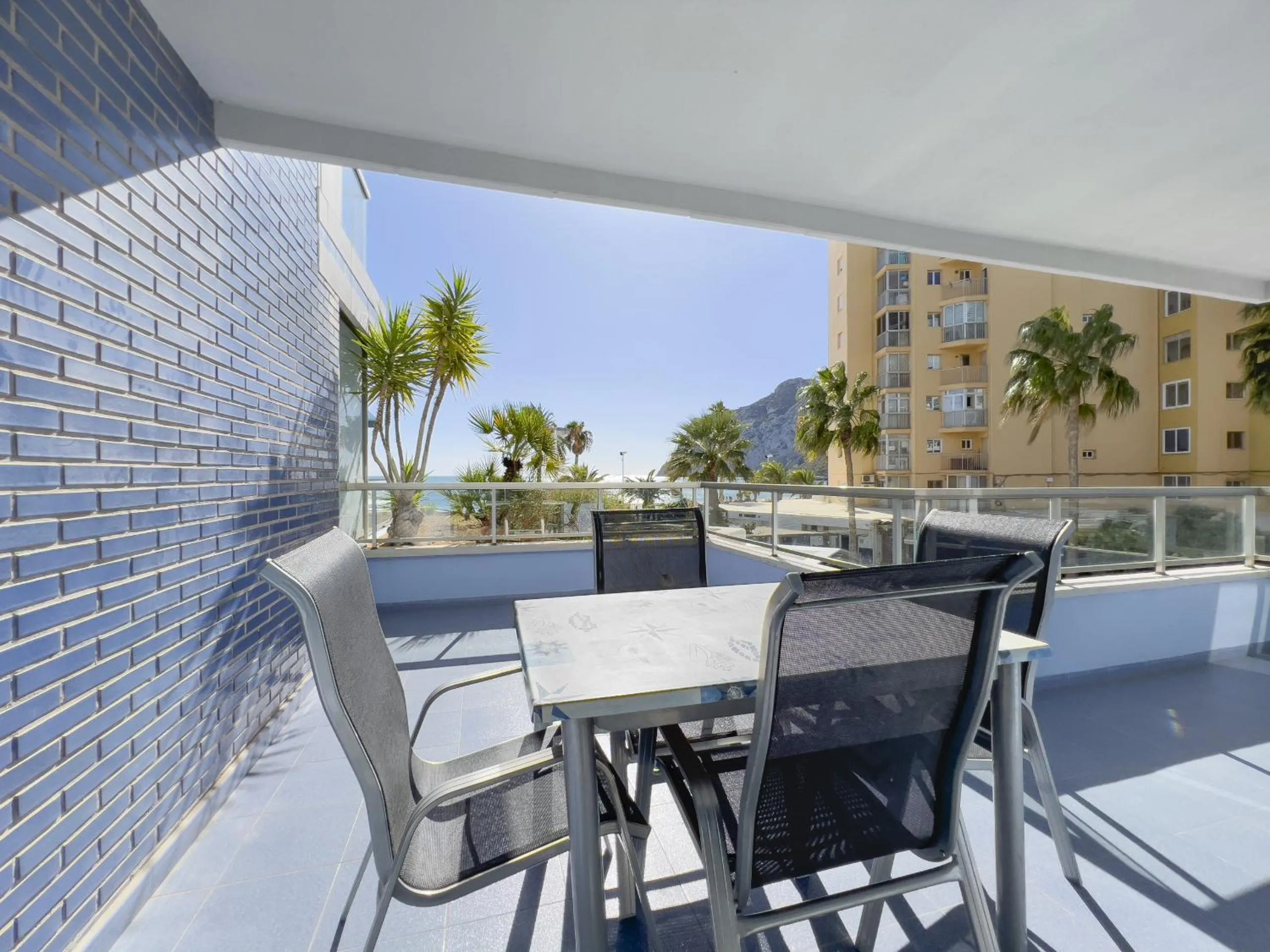 Balcony/Terrace in Apartamentos Hipocampos Calpe Rent Apart