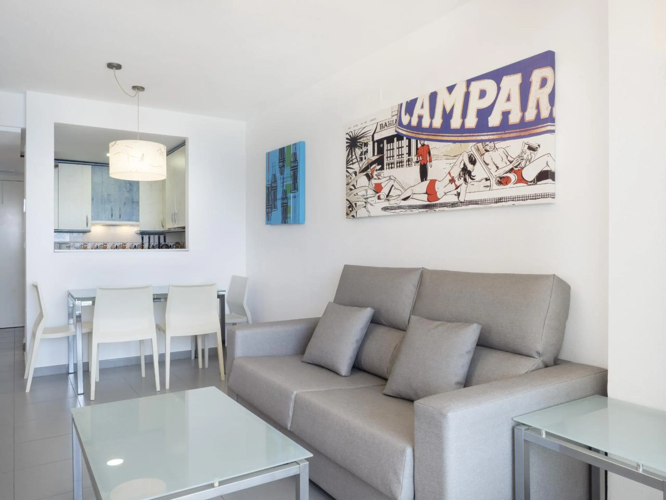 Communal lounge/ TV room in Apartamentos Hipocampos Calpe Rent Apart