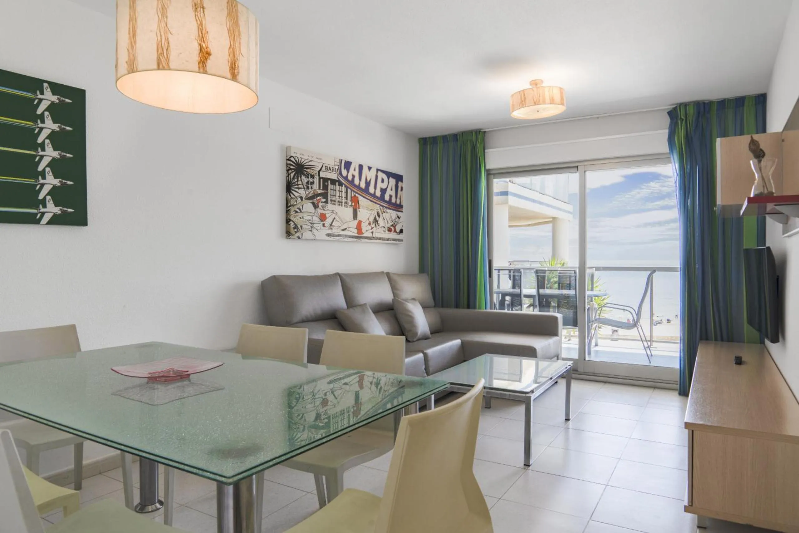 Communal lounge/ TV room in Apartamentos Hipocampos Calpe Rent Apart