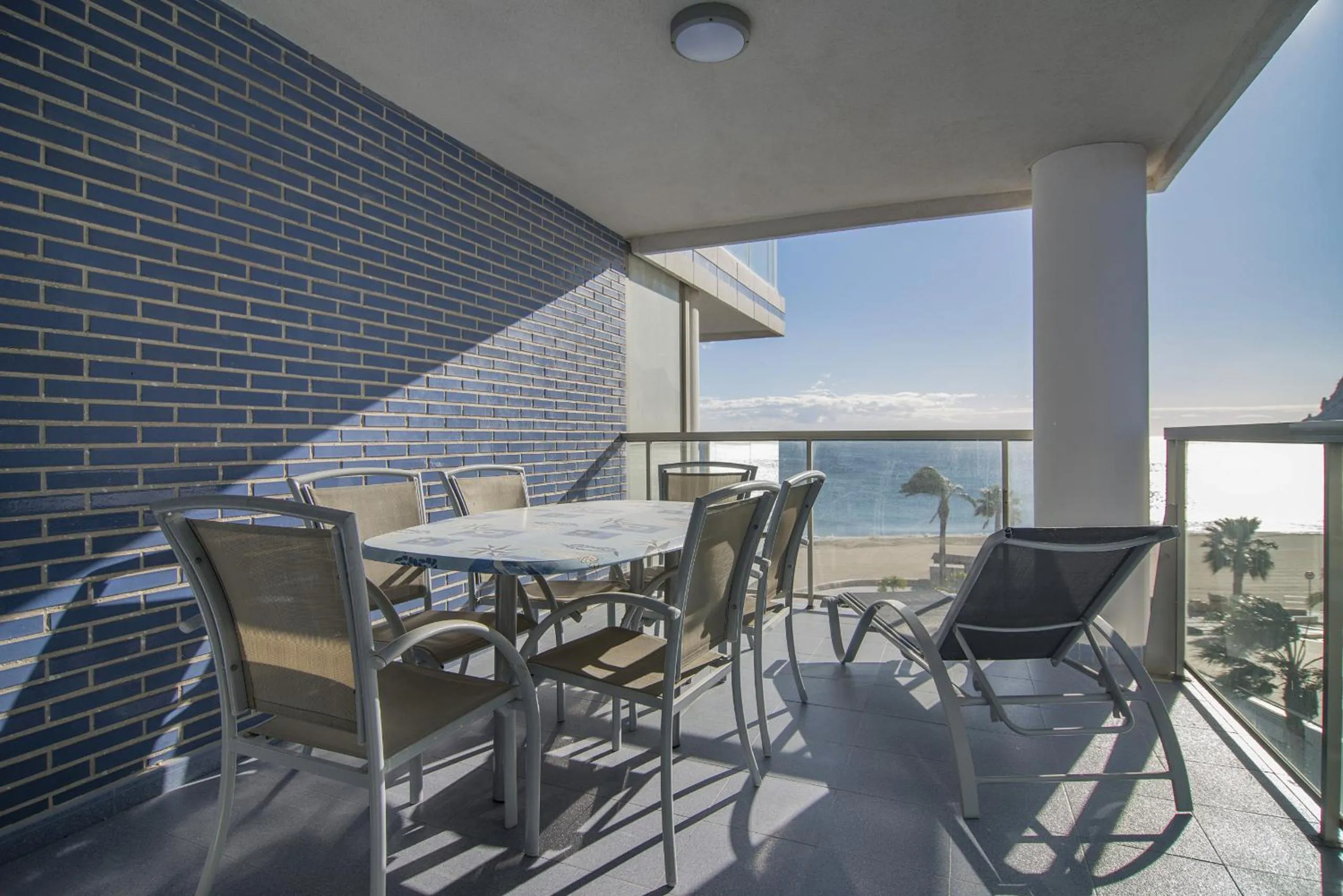 Balcony/Terrace in Apartamentos Hipocampos Calpe Rent Apart