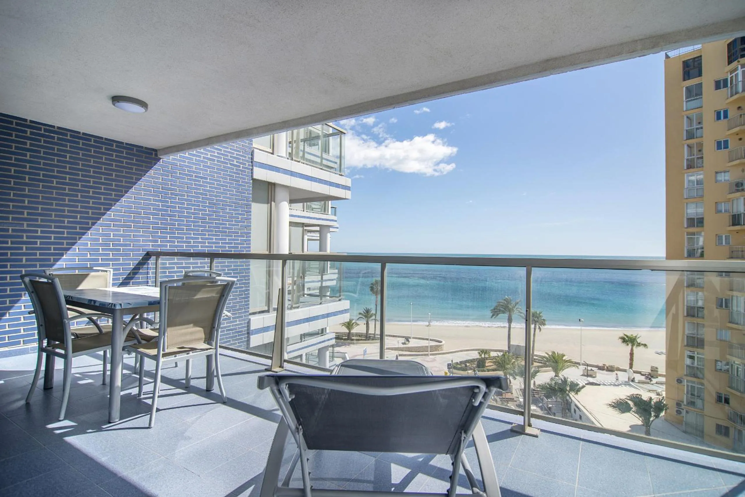 Balcony/Terrace in Apartamentos Hipocampos Calpe Rent Apart