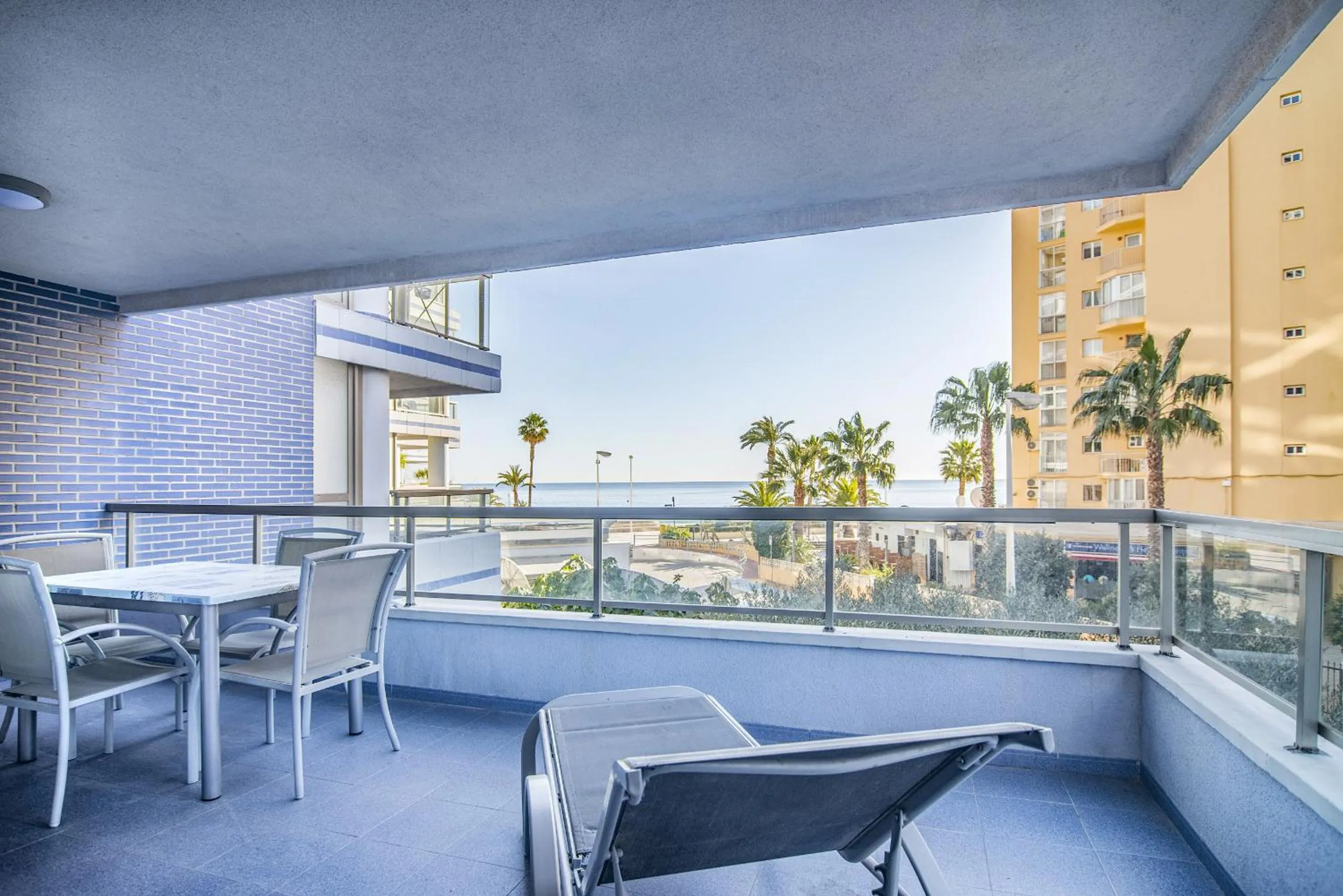 Balcony/Terrace in Apartamentos Hipocampos Calpe Rent Apart