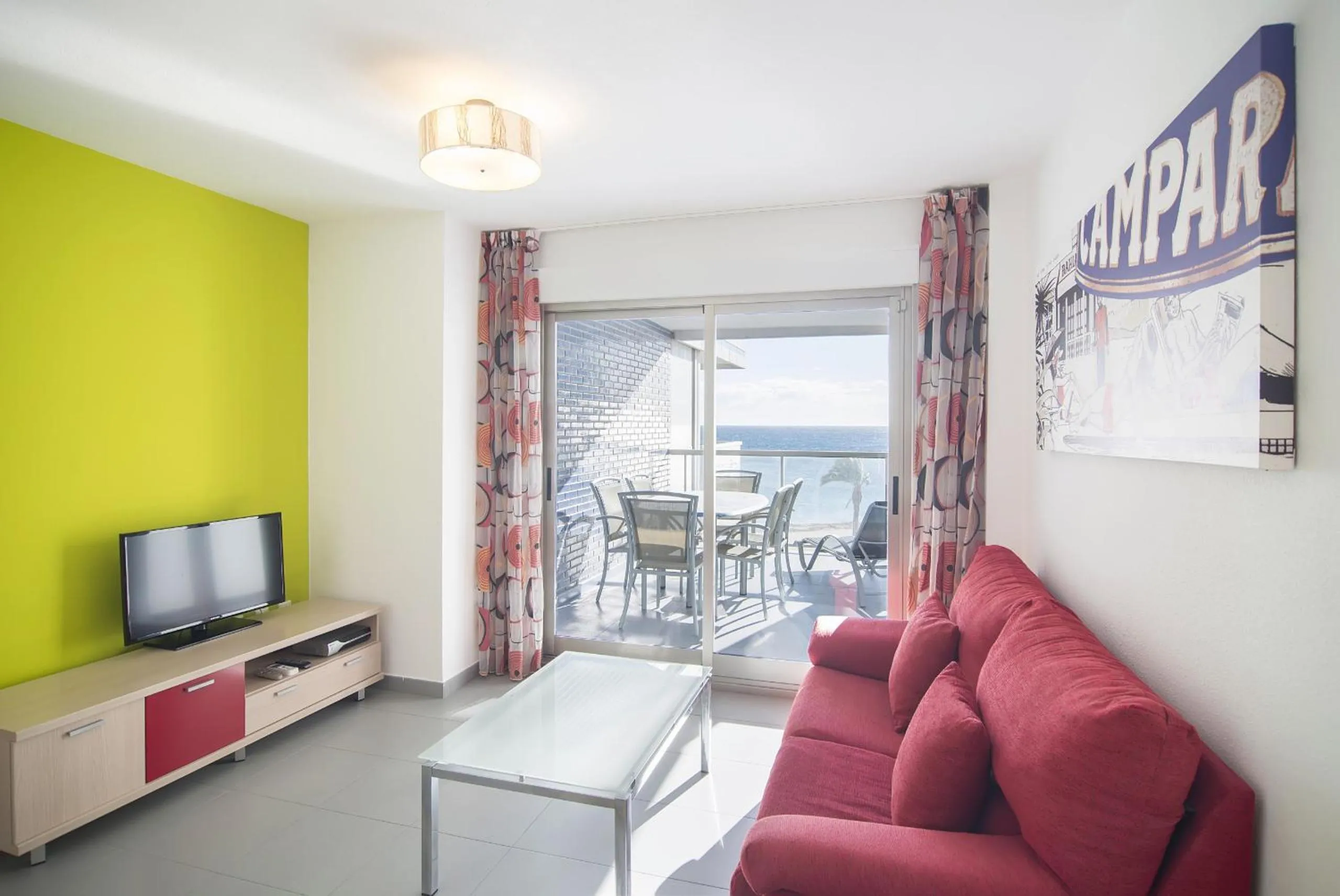 Communal lounge/ TV room in Apartamentos Hipocampos Calpe Rent Apart