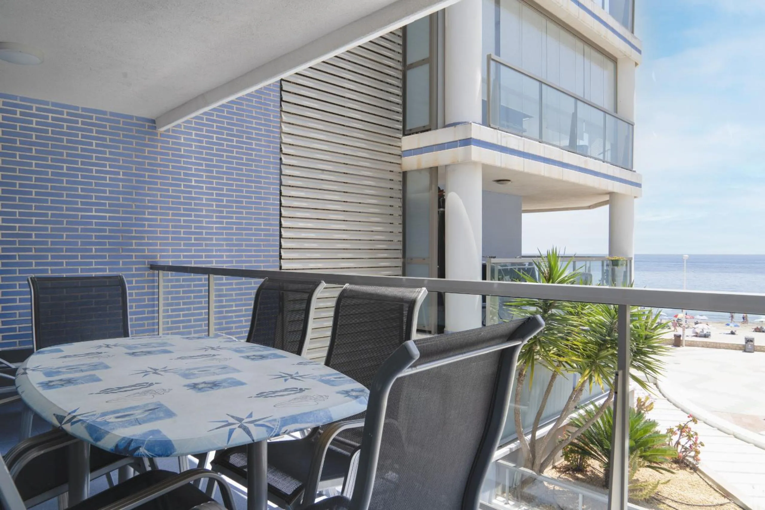 Balcony/Terrace in Apartamentos Hipocampos Calpe Rent Apart