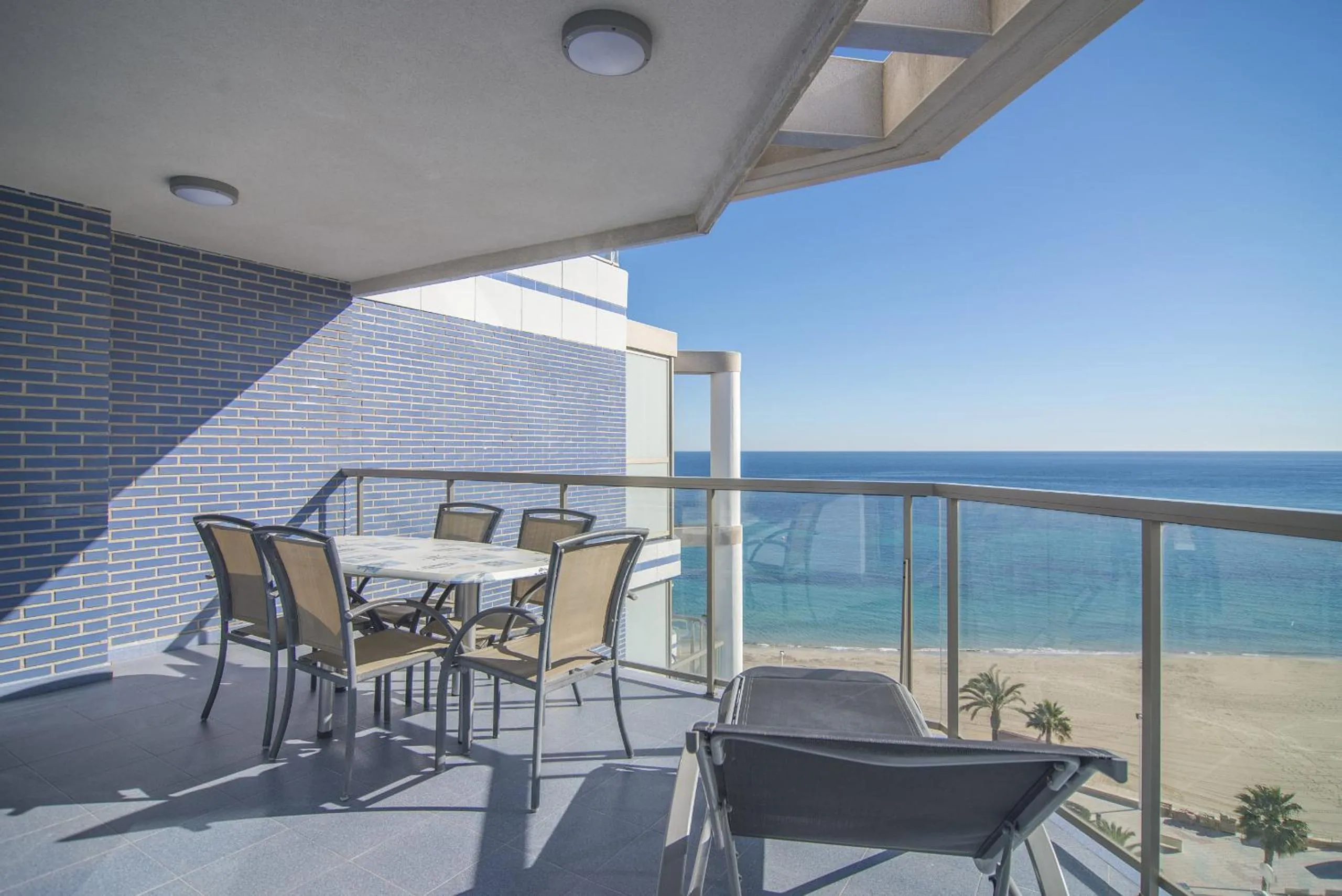 Balcony/Terrace in Apartamentos Hipocampos Calpe Rent Apart