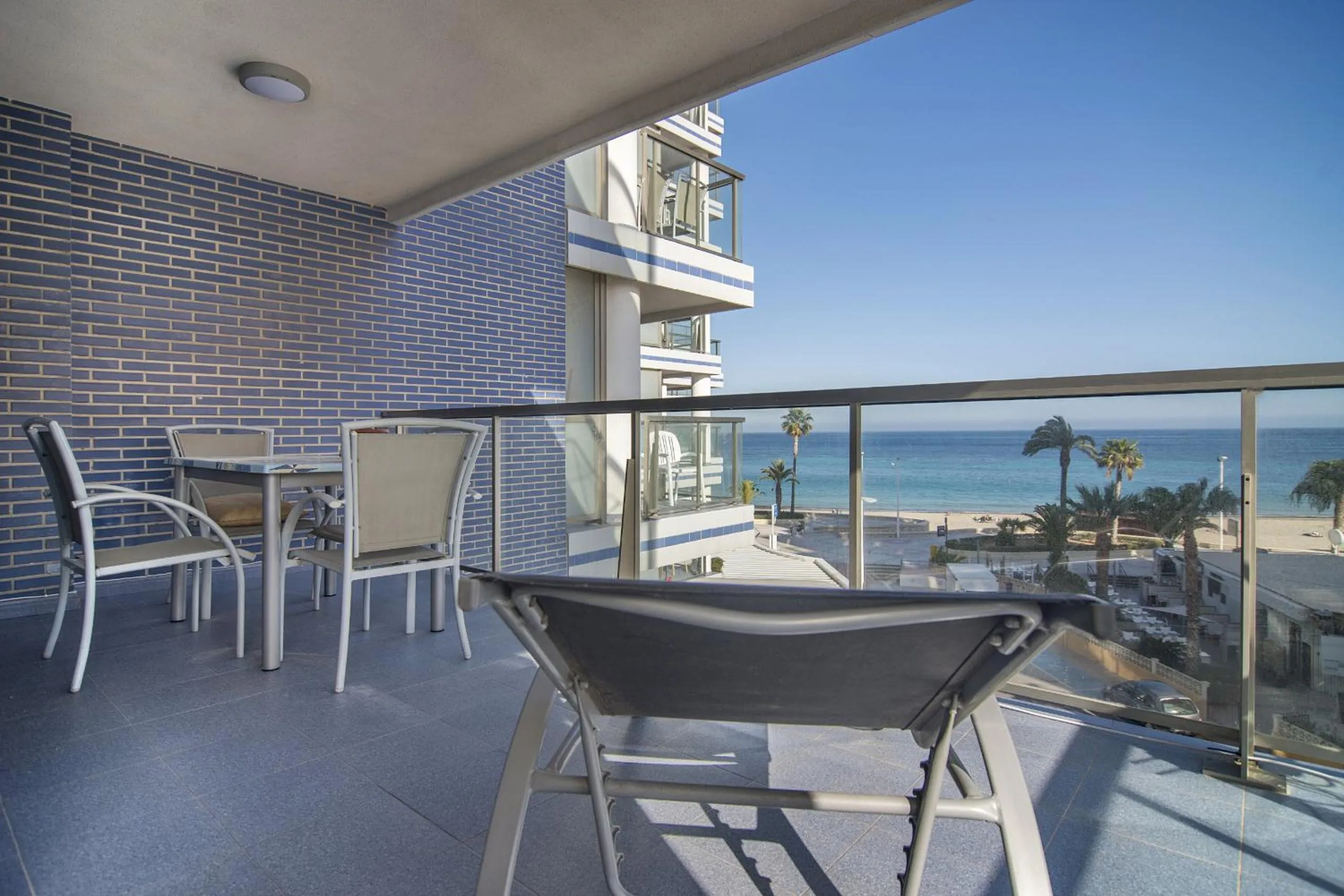 Balcony/Terrace in Apartamentos Hipocampos Calpe Rent Apart