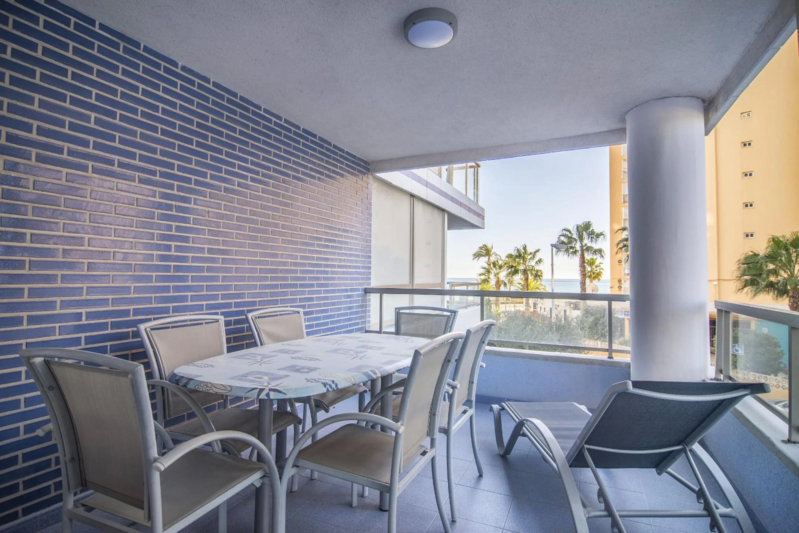 Balcony/Terrace in Apartamentos Hipocampos Calpe Rent Apart