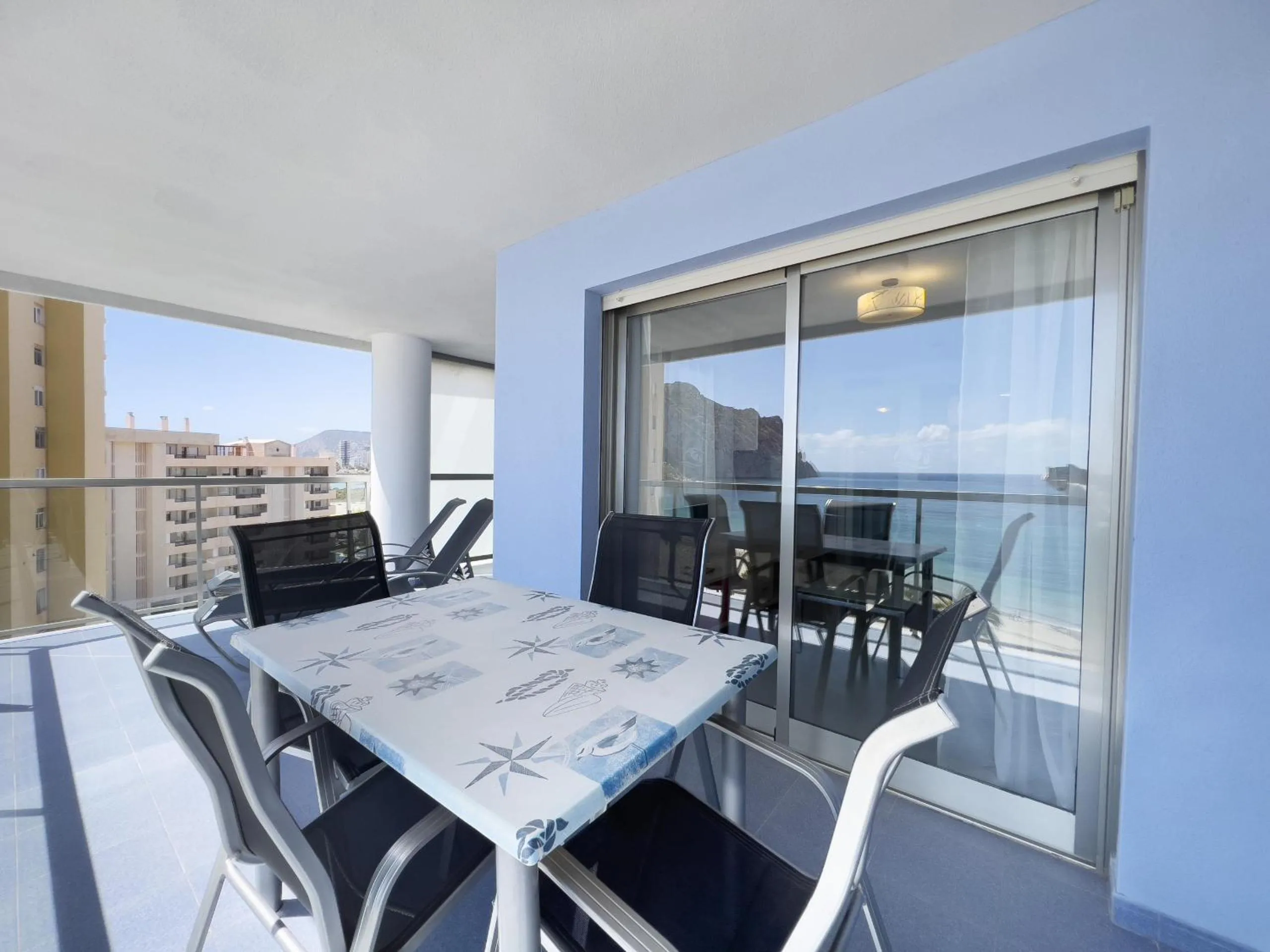 Balcony/Terrace in Apartamentos Hipocampos Calpe Rent Apart