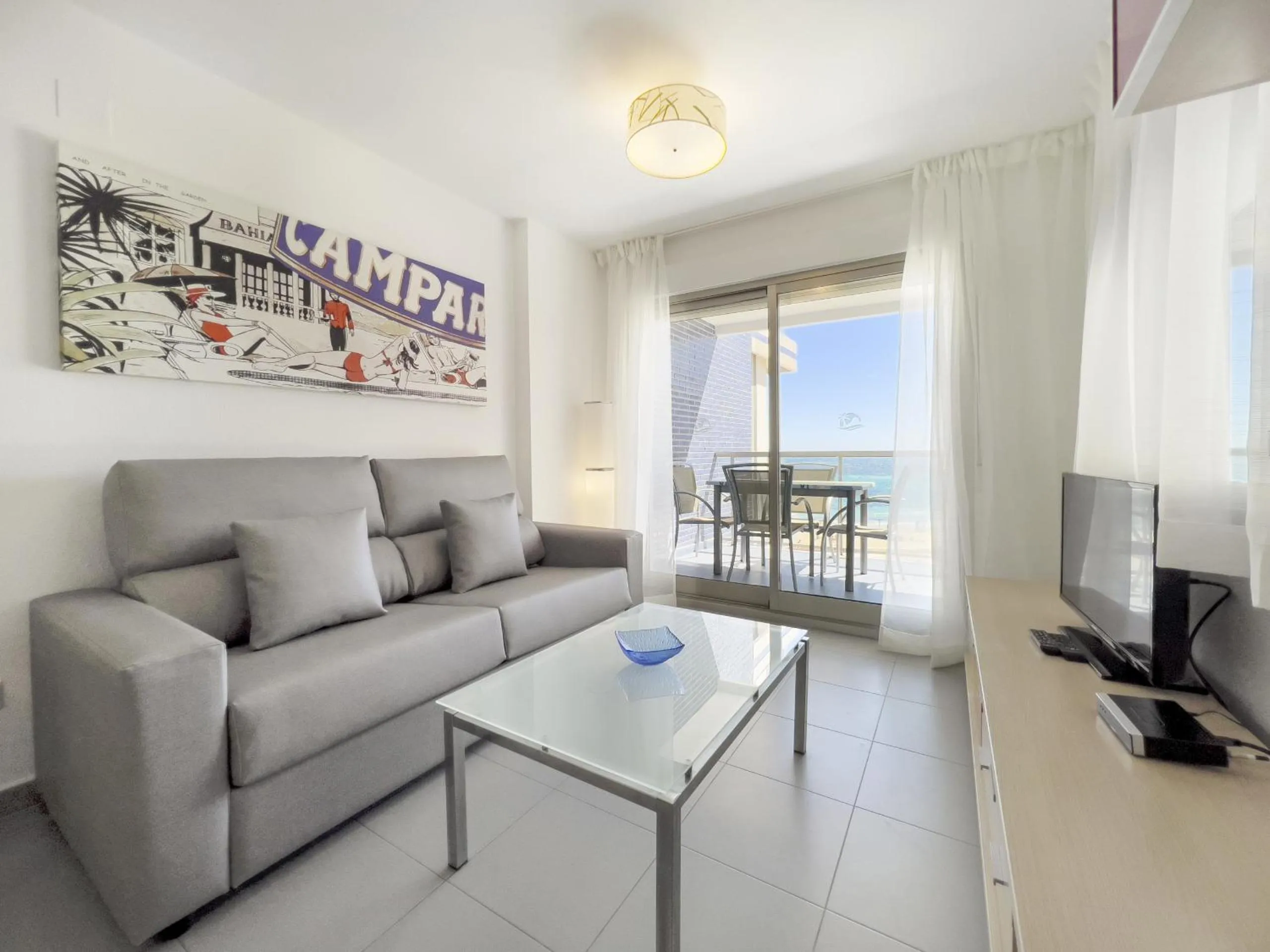Communal lounge/ TV room in Apartamentos Hipocampos Calpe Rent Apart