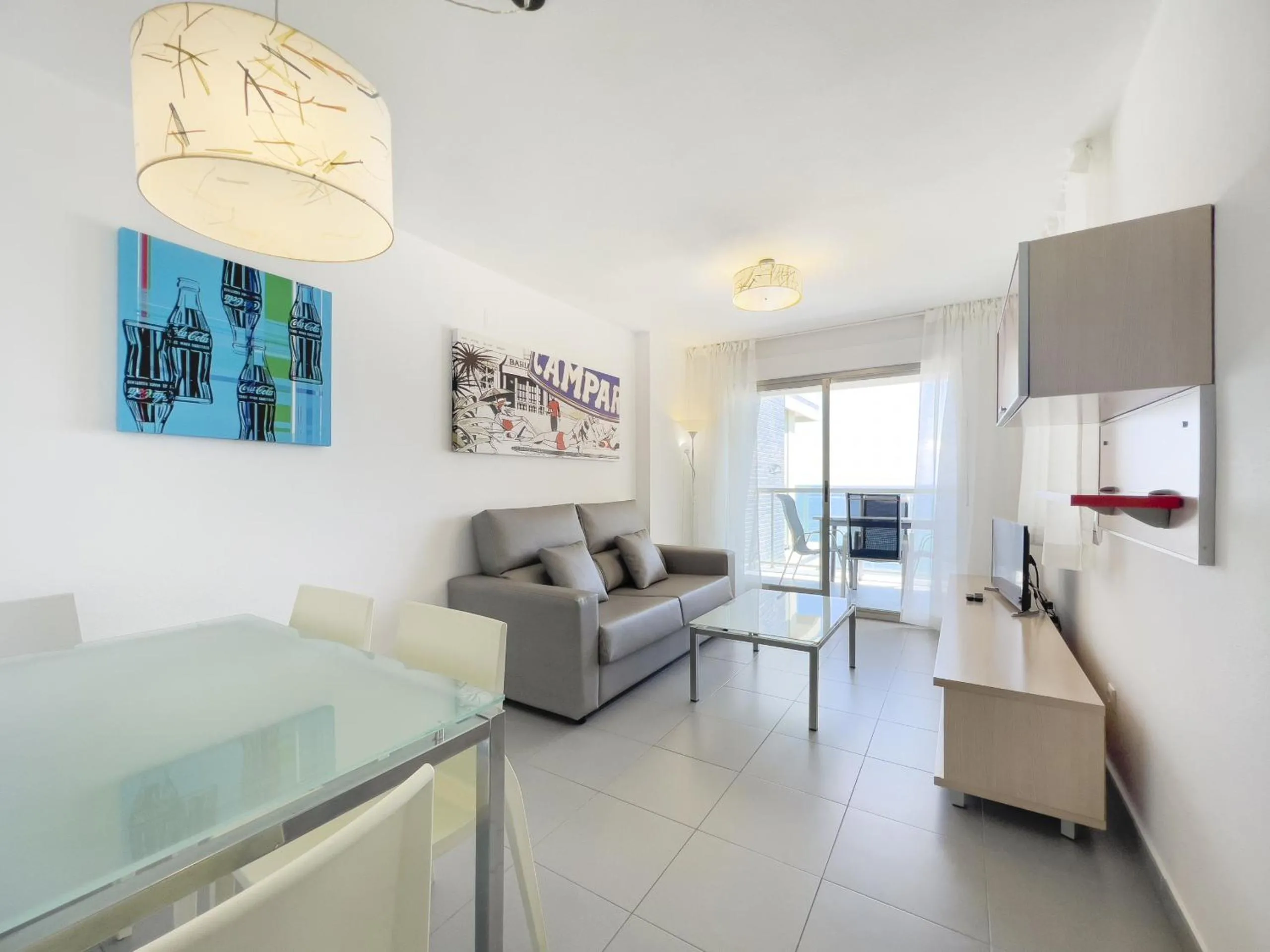 Communal lounge/ TV room in Apartamentos Hipocampos Calpe Rent Apart
