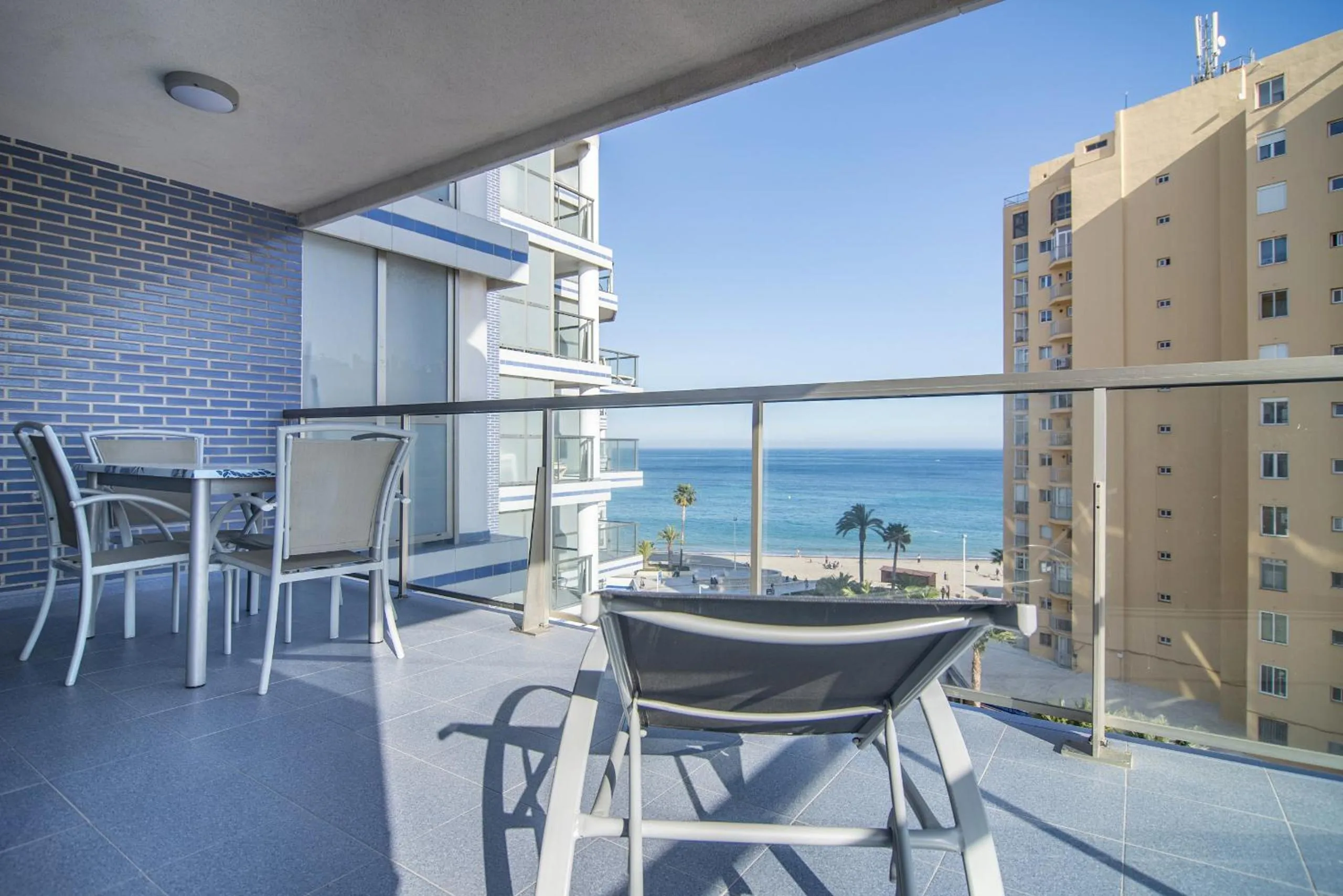 Balcony/Terrace in Apartamentos Hipocampos Calpe Rent Apart