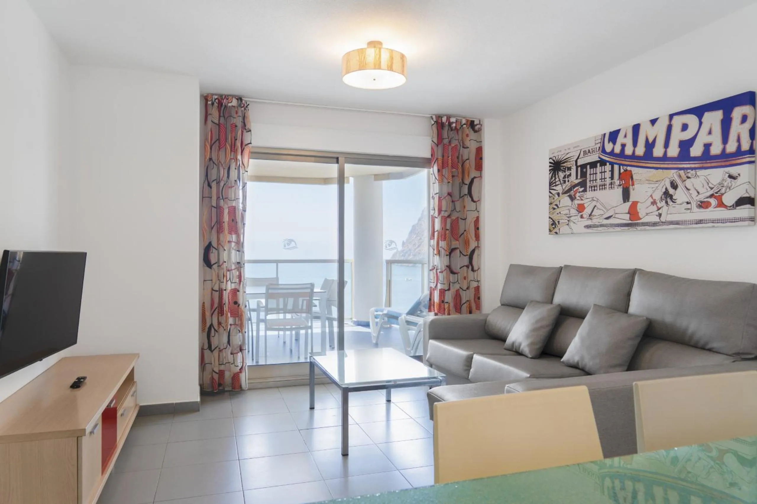 Communal lounge/ TV room in Apartamentos Hipocampos Calpe Rent Apart