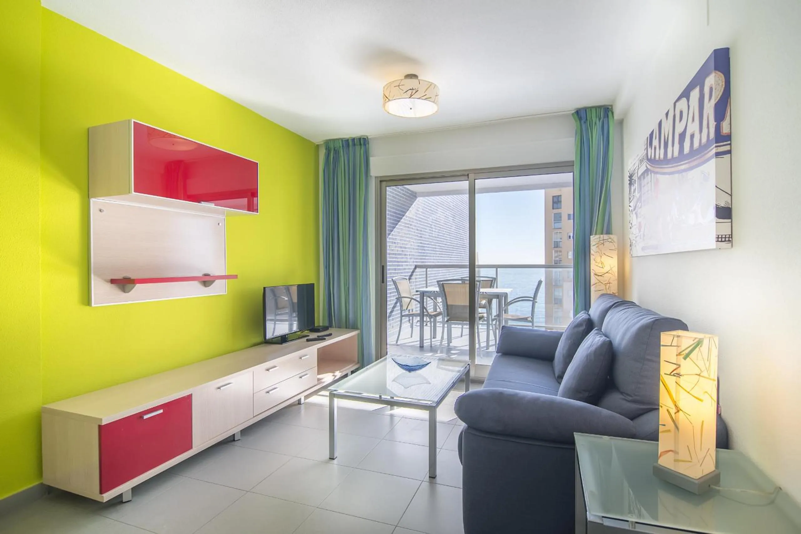 Communal lounge/ TV room in Apartamentos Hipocampos Calpe Rent Apart