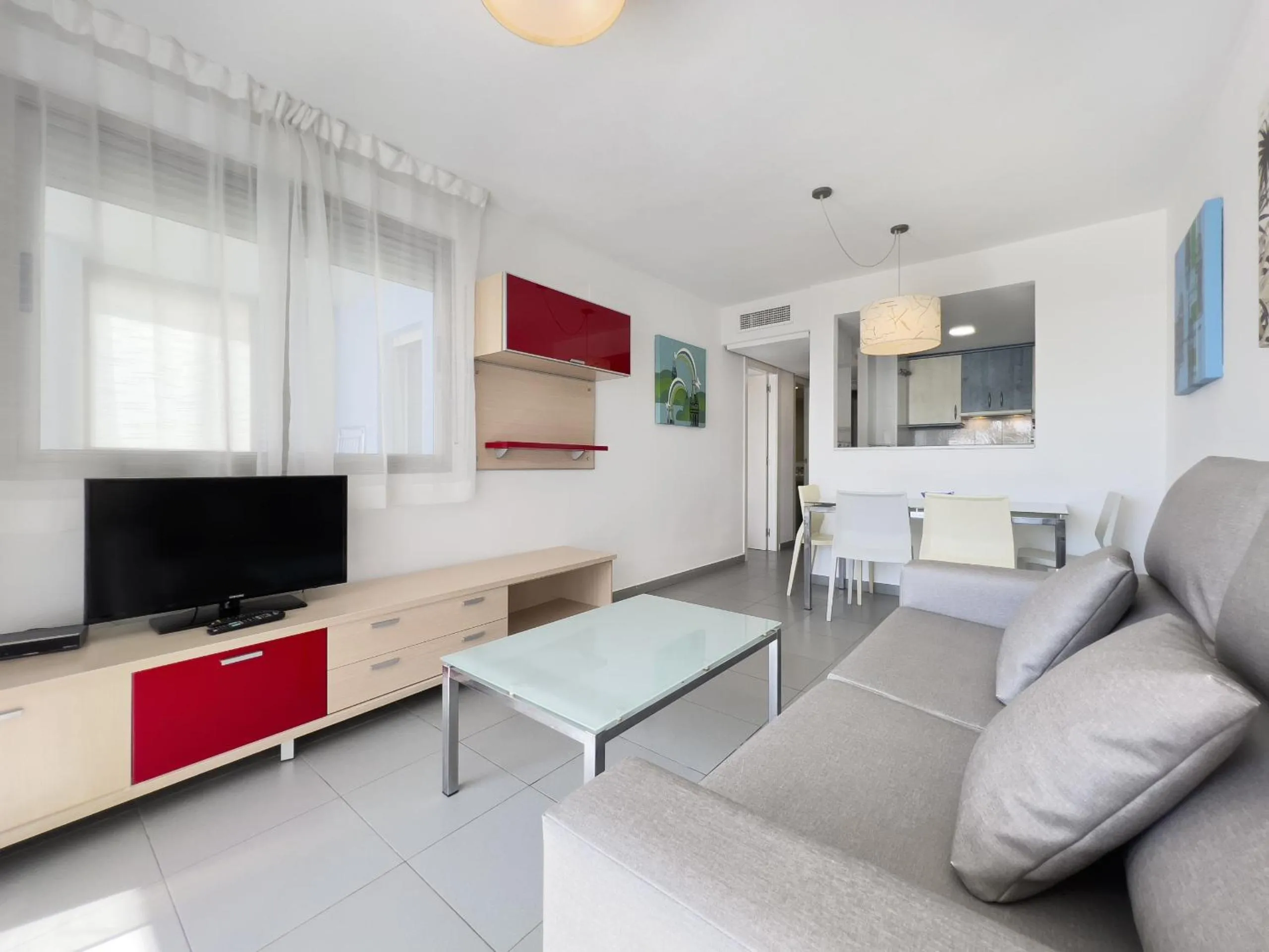 Communal lounge/ TV room in Apartamentos Hipocampos Calpe Rent Apart