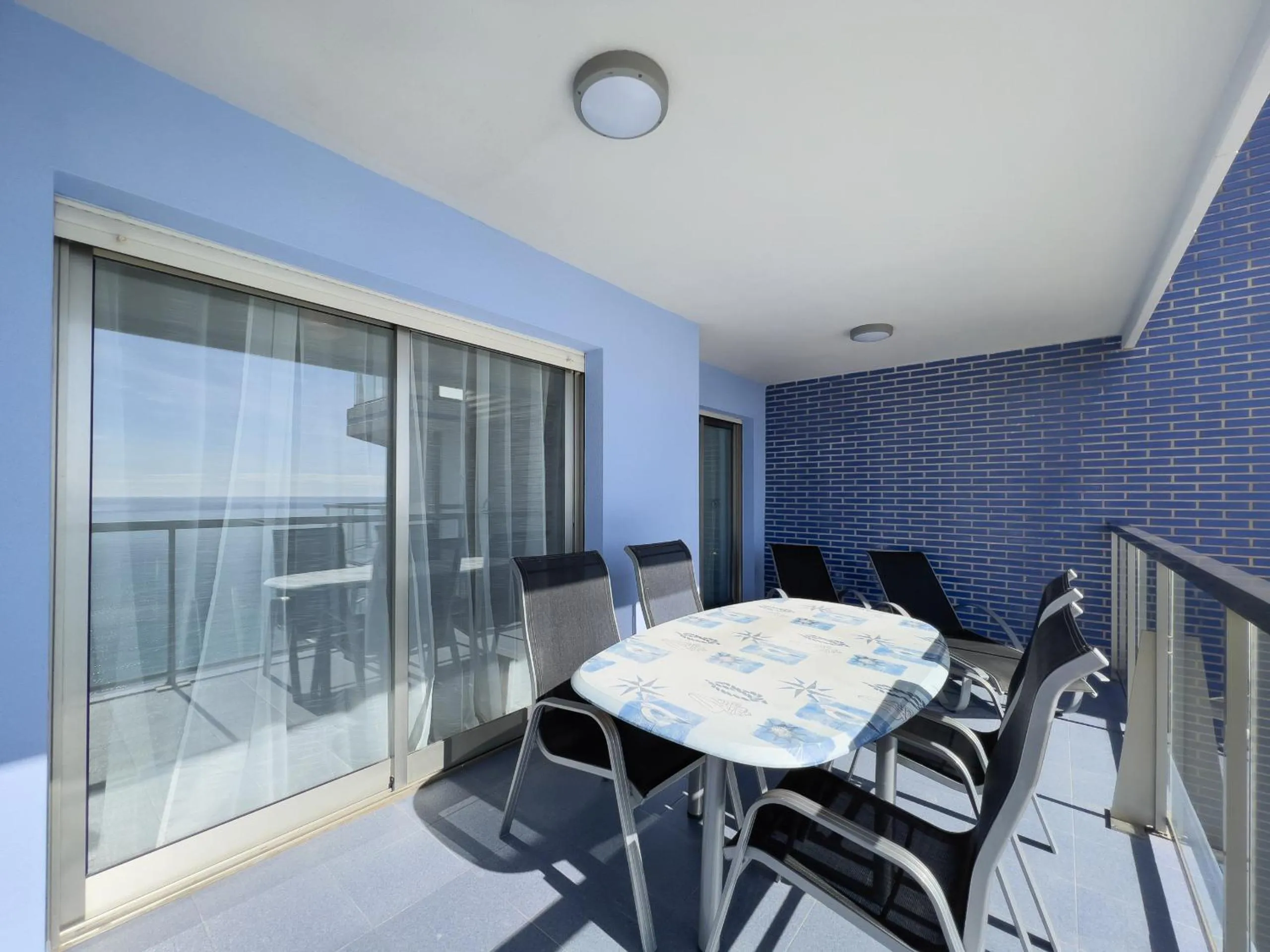 Balcony/Terrace in Apartamentos Hipocampos Calpe Rent Apart