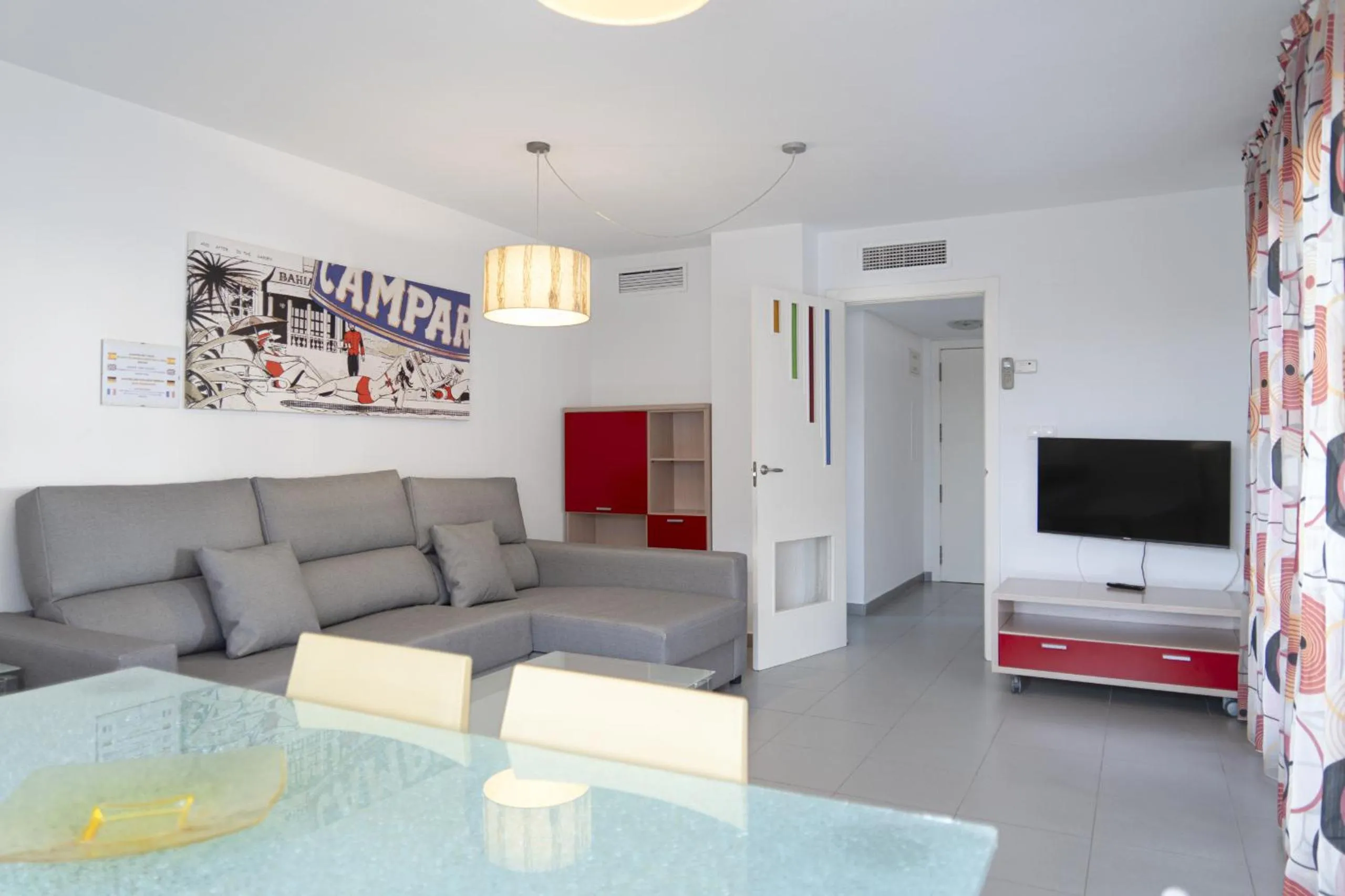 Communal lounge/ TV room in Apartamentos Hipocampos Calpe Rent Apart