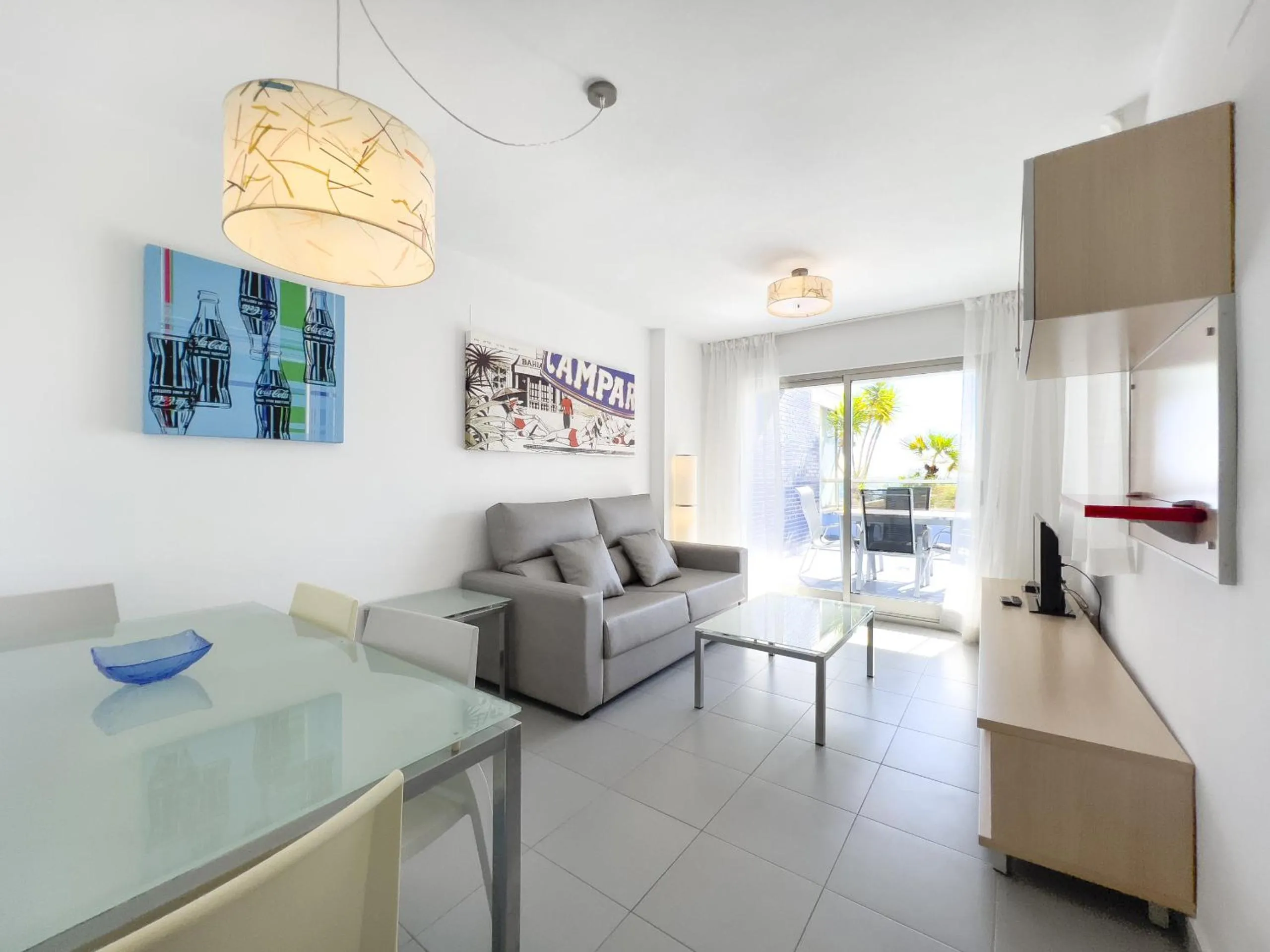 Communal lounge/ TV room in Apartamentos Hipocampos Calpe Rent Apart