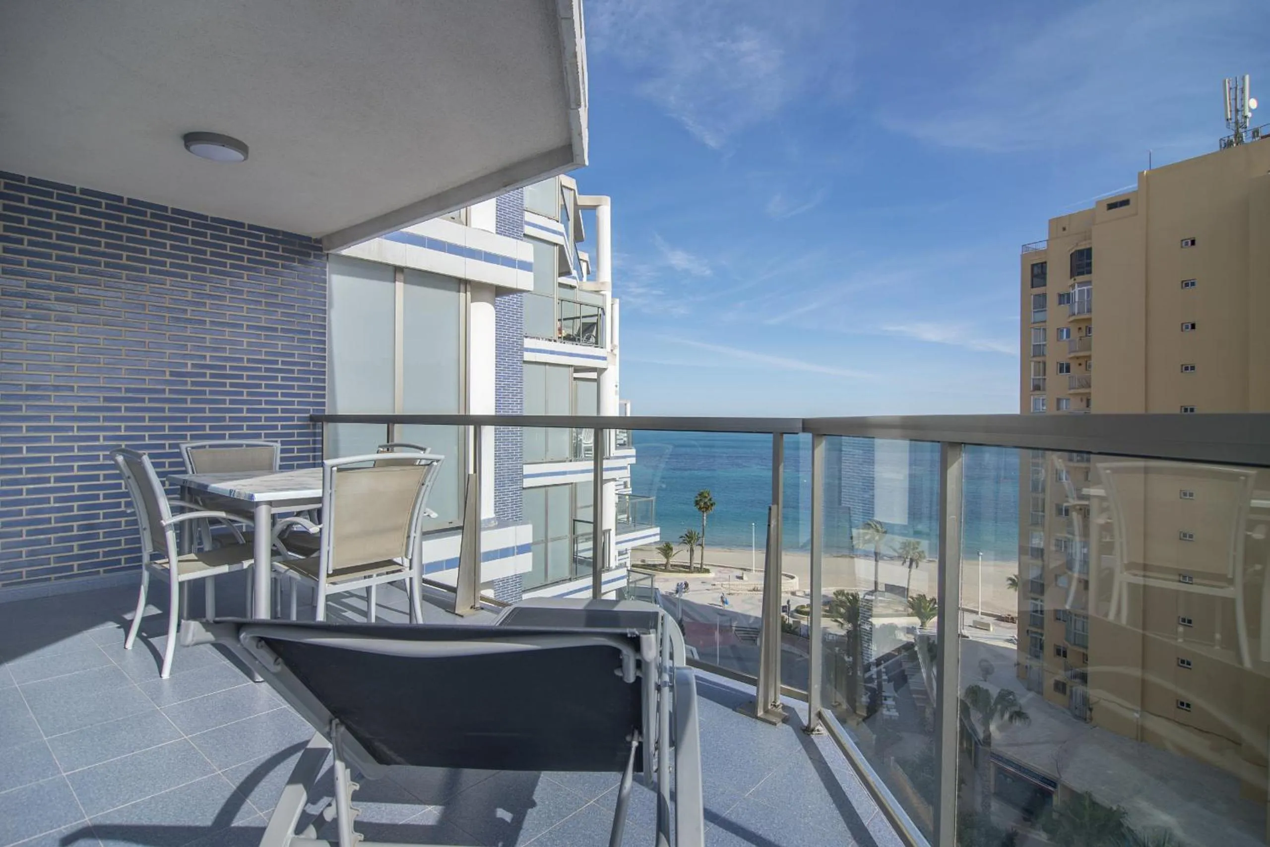 Balcony/Terrace in Apartamentos Hipocampos Calpe Rent Apart
